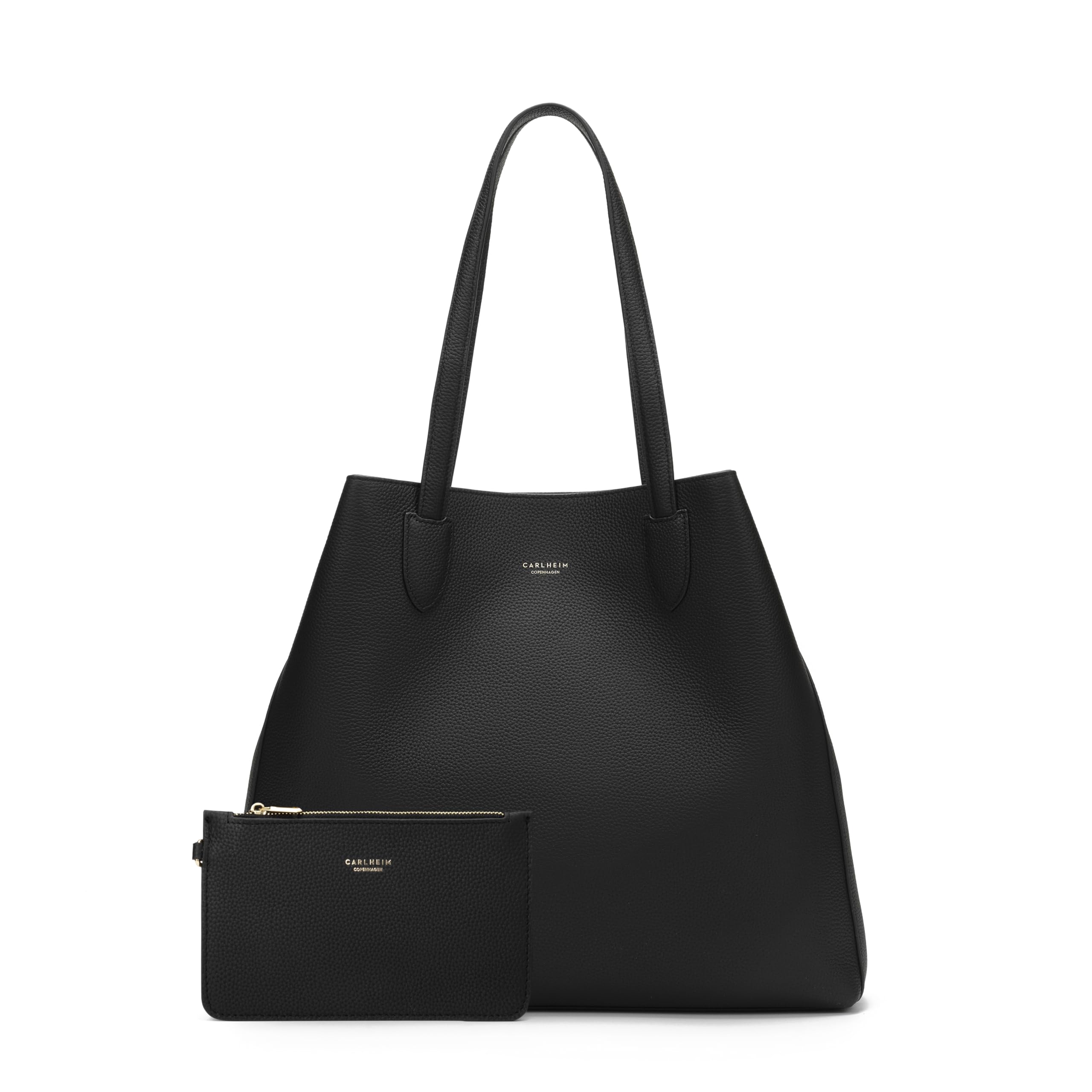 Carlheim, Gotland Genuine Leather collection, Evelyn Genuine Leather Handbag (Black)