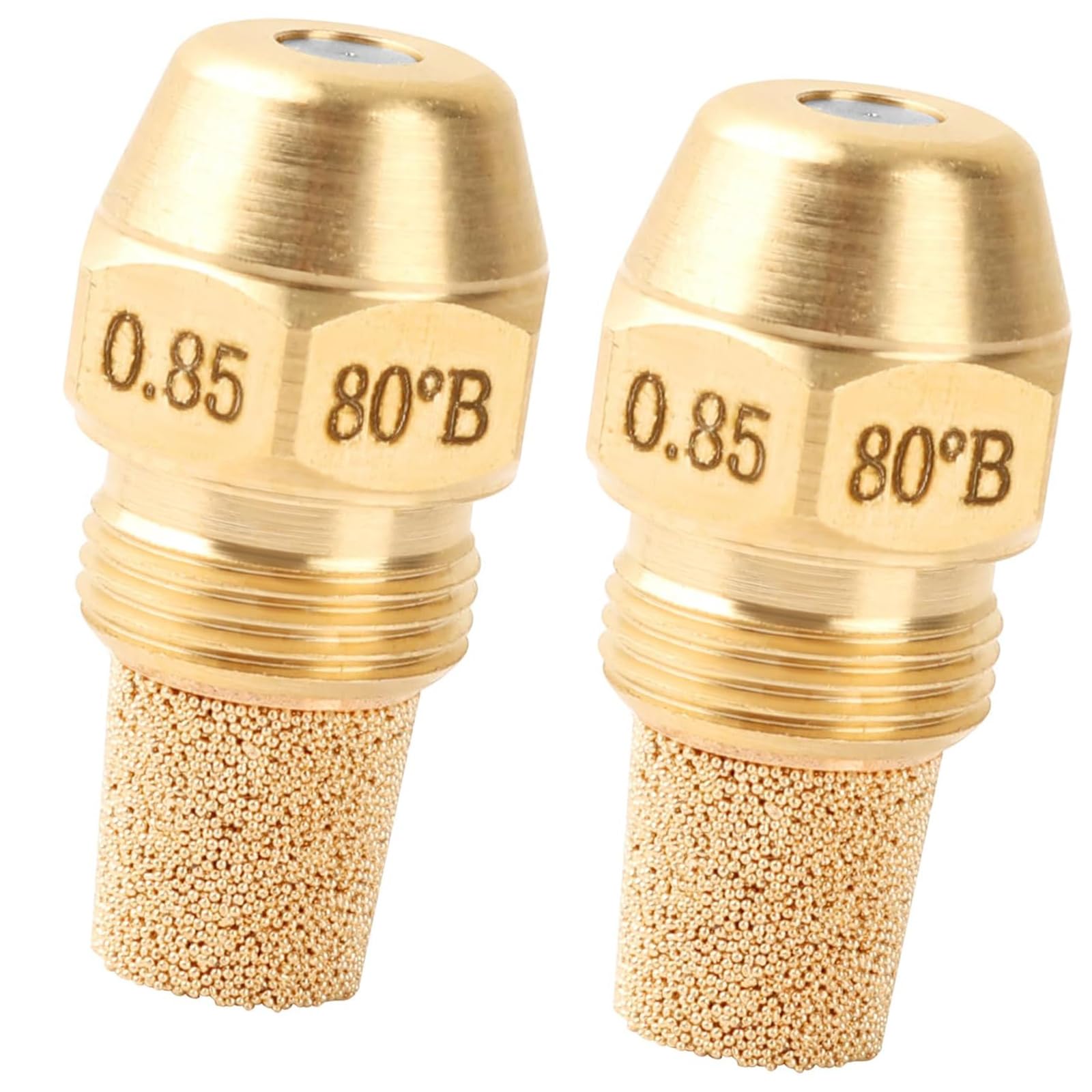 Oil Metal Burning Oil Nozzle Burning 80 Degree 0.65/0.75/0.85 Waste Nozzle Boiler Heater Combustion Methanol Combustion