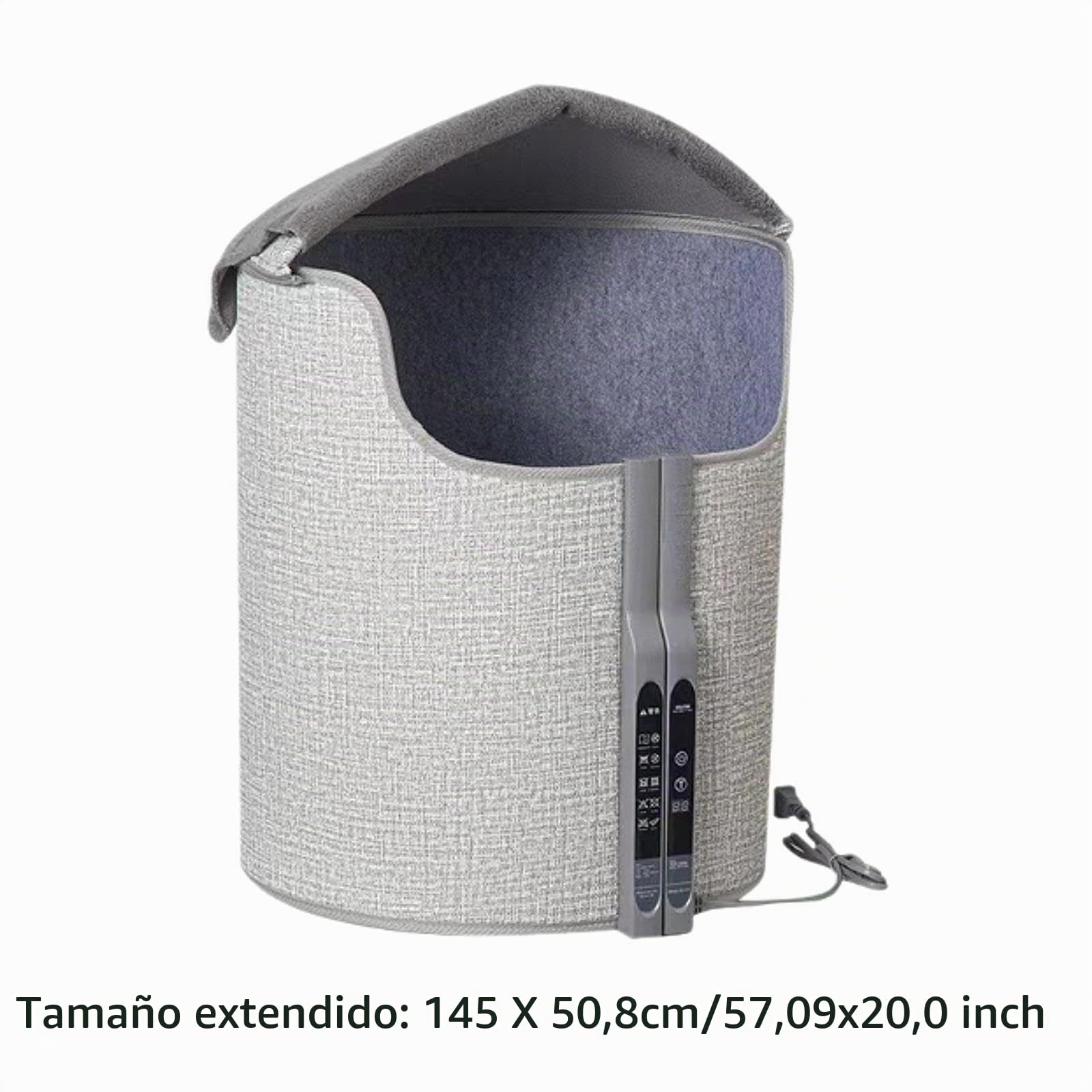 Calentador de piernas, calentador de pies, manta, funda, temporizador, calentador de piernas debajo del escritorio, calentador de tobillos para