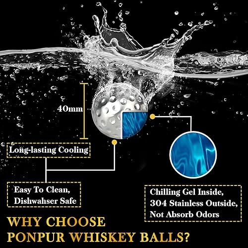 Miniatura 4 de PONPUR Regalos de golf para hombres golfistas, 4 pelotas de golf de whisky, cumpleaños, aniversario, día de San Valentín, regalo para papá, él,