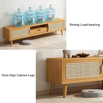 テレビボード　竹素材 8%OFFクーポン☆ローボード テレビ台 竹製 幅100-160cm