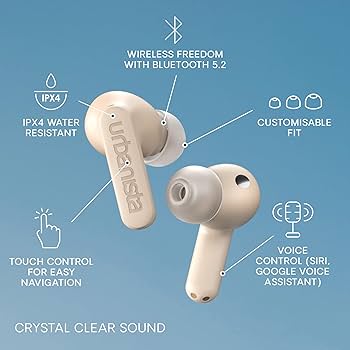 Urbanista Phoenix solar earbuds 新品未開封 Urbanista Phoenix Solar Powered Hybrid ANC True Wireless