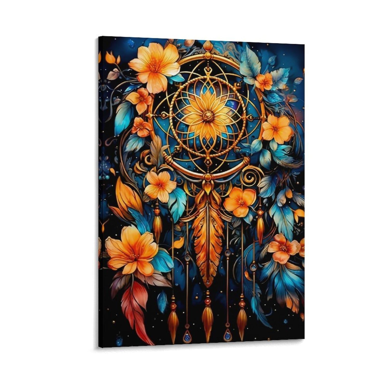 DHBANEIOK Dreamcatcher Art Wall Decor Poster Giclee Canvas Prints Modern Wall Art Picture Wall Hanging for Home Decorations 08x12inch(20x30cm)
