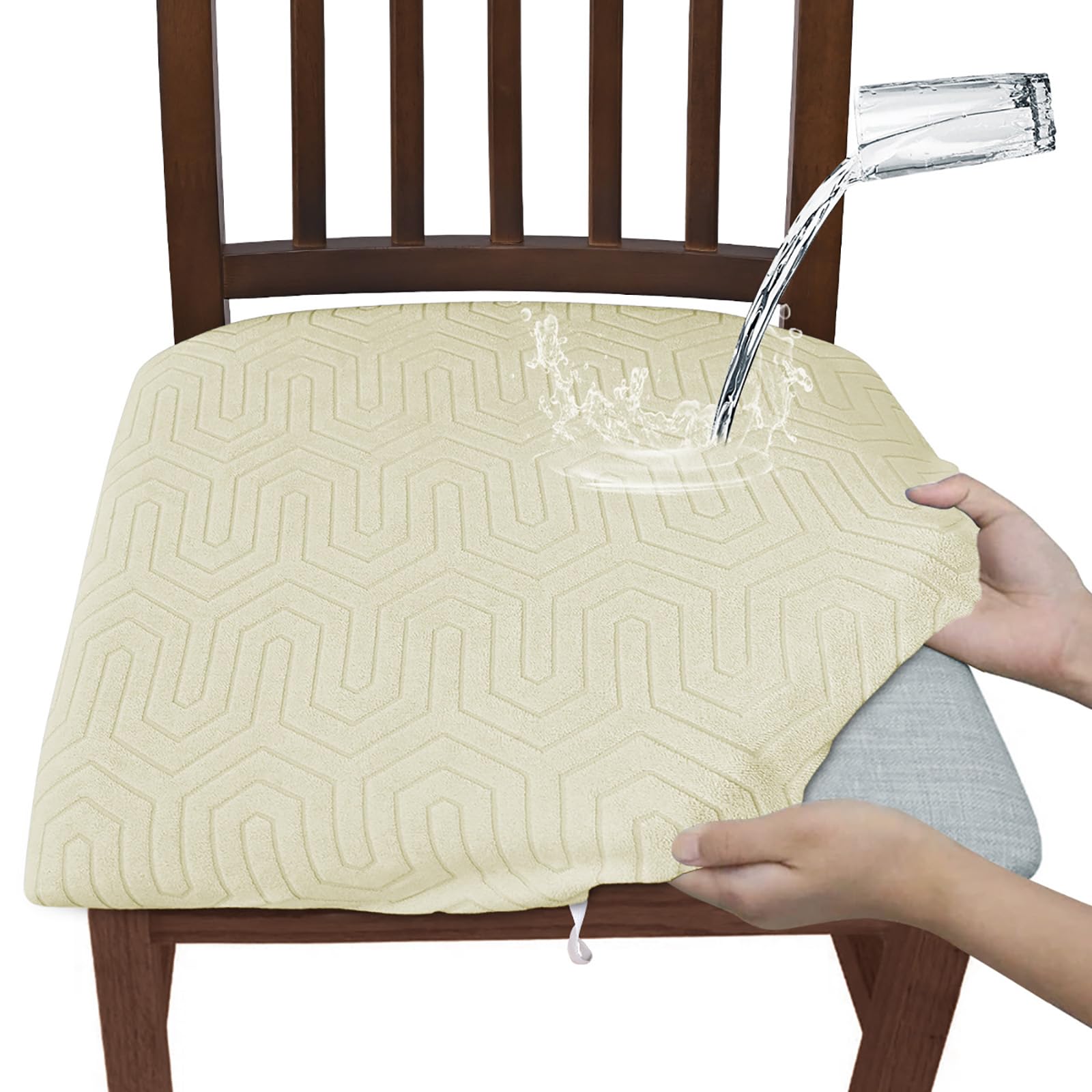 Housse de chaise salle à manger anti-tache pour protéger vos sièges