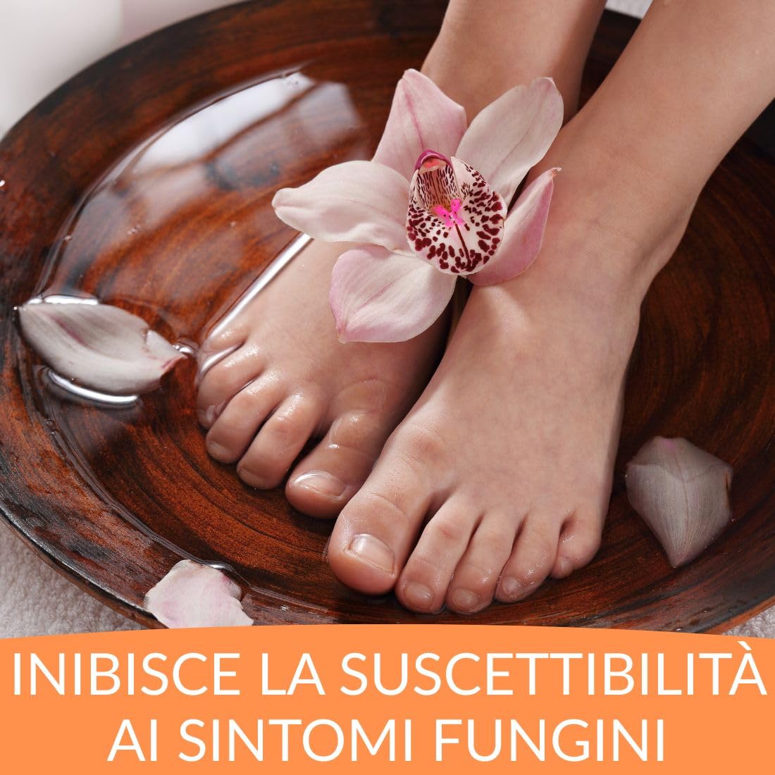 Sale per i piedi per la cura dei piedi inclini alla micosi e pelle screpolata tra le dita 550g BINGOSPA