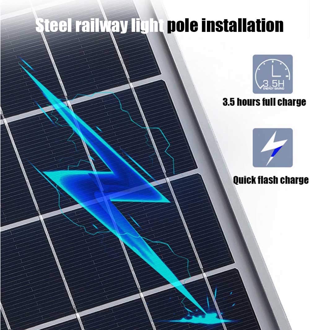 Lampione da esterno, lampione solare a LED da giardino, 500W 600W 1000W 1200W Palo luminoso da esterno dal crepuscolo all'alba con telecomando, impermeabile, ideale per parcheggio, stadio, cortile