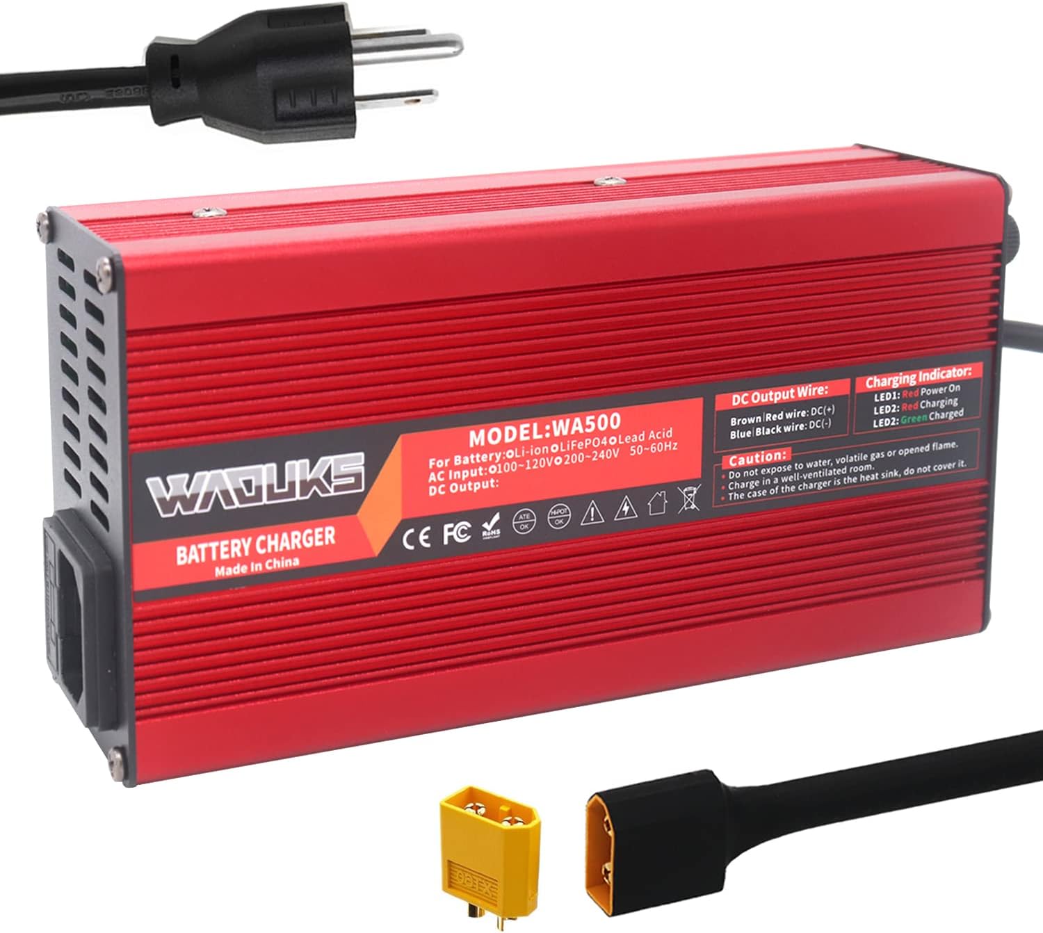 84V 4A Charger 84V Liion Battery Charger Output XT60 Male