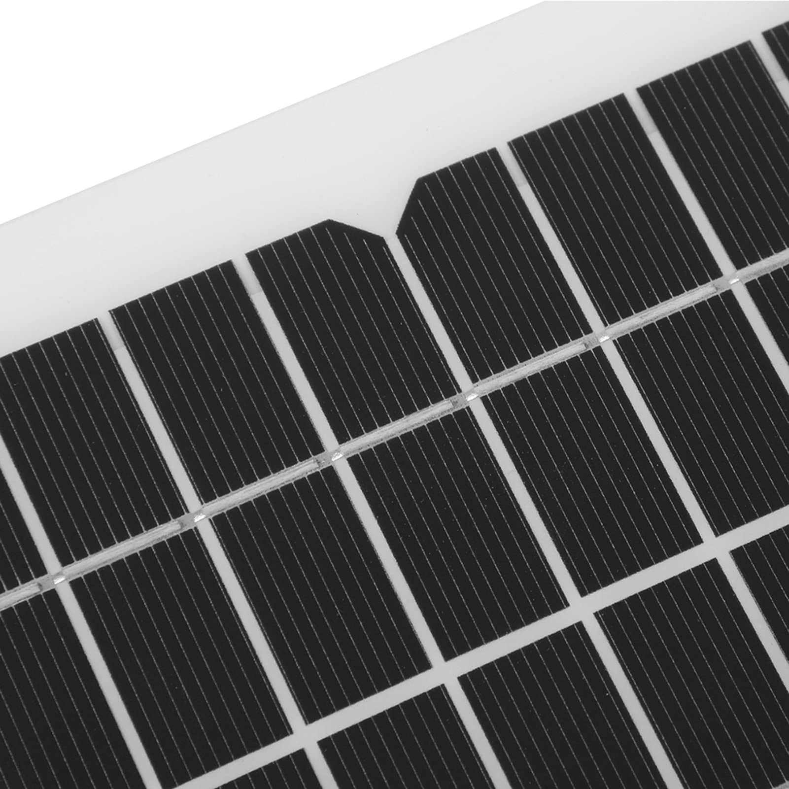 Chargeur Solaire de Voiture en Silicium Monocristallin Flexible 5W pour L'entretien de la Batterie au Plomb 12V - Kit de Panneau Solaire 13 X 5,1 X 1 Pouces pour Automobile Moto