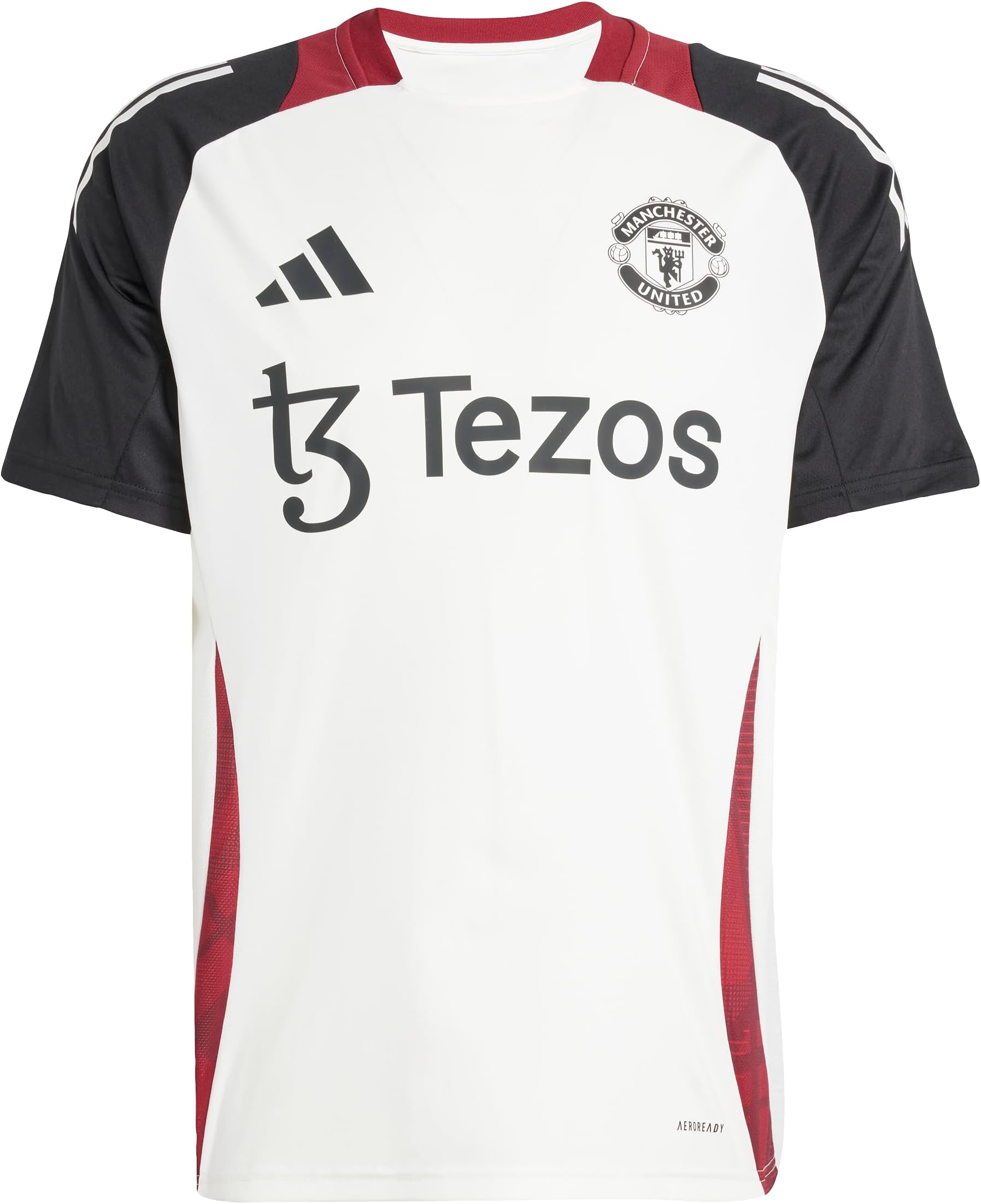 adidas red manchester united fc jersey