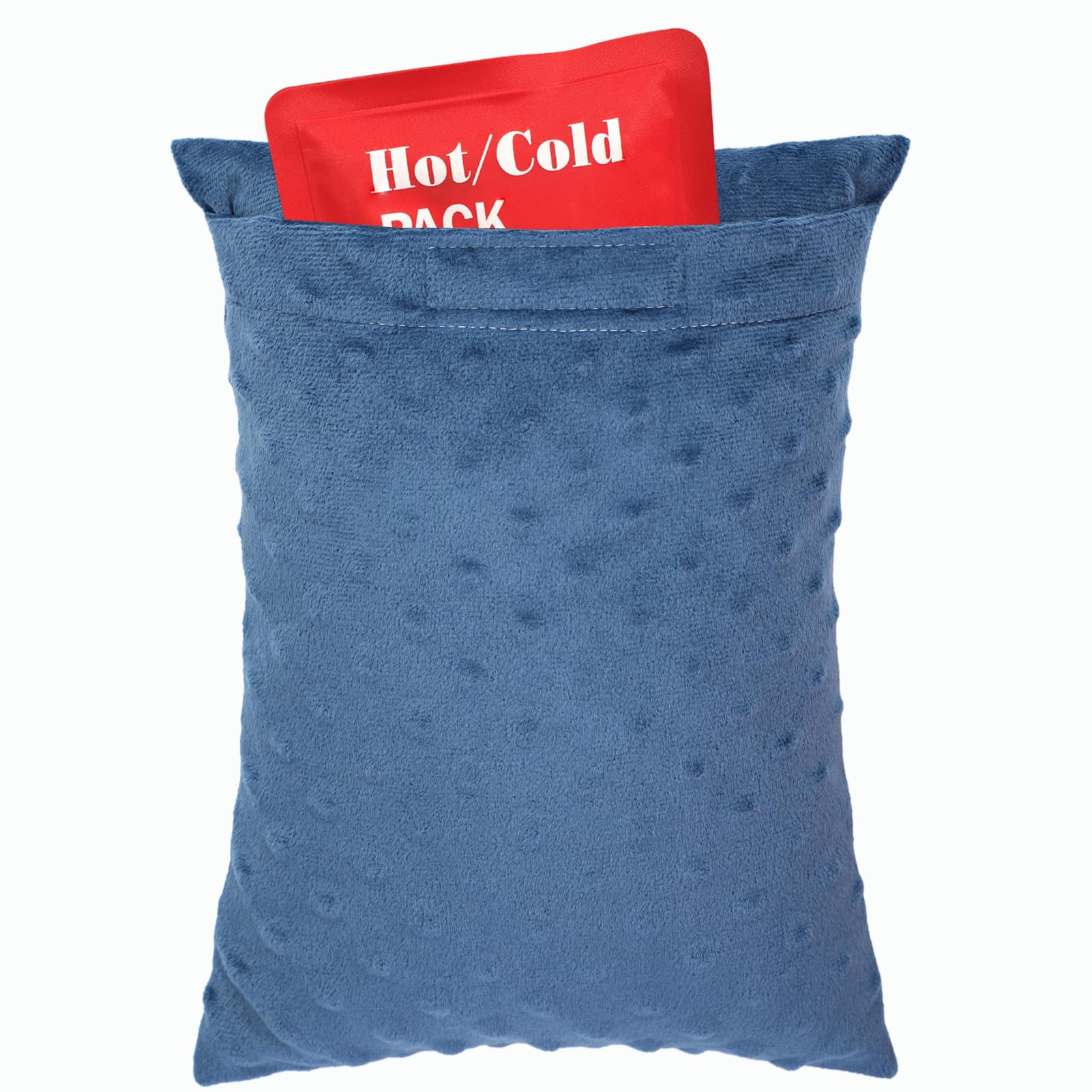 Hysterectomy Pillow Pocket Tummy Pillows, Hysterectomy Recovery Gifts, Ice Pack Not Included, Small Portable Abdominal Cushion After Surgery Post C-Section Women Minky Dot Denim Blue