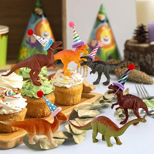 Miniatura 180 de Hooqict 26 piezas de decoraciones de pasteles de los años 80 y 90, decoraciones retro de los años 80 de hip hop con bolas de purpurina para cupcakes