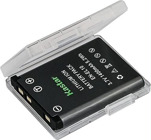 Miniatura 2 de Kastar 2 baterías y cargador USB LTD2 compatible con batería Nikon EN-EL10, cargador MH-63, Coolpix S60 S80 S200 S202 S203 S210 S220 S230 S500 S510