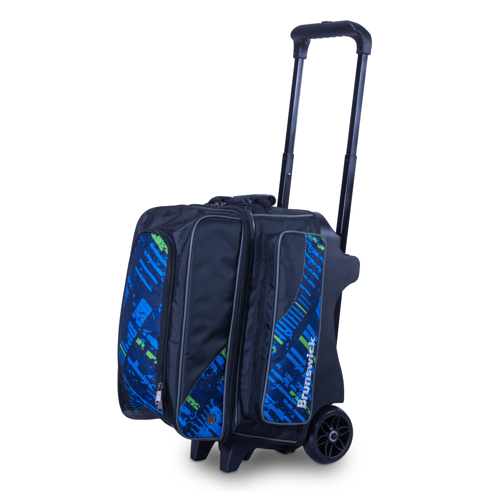 Brunswick Punisher Double Roller Bowling Bag (Blue/Green)