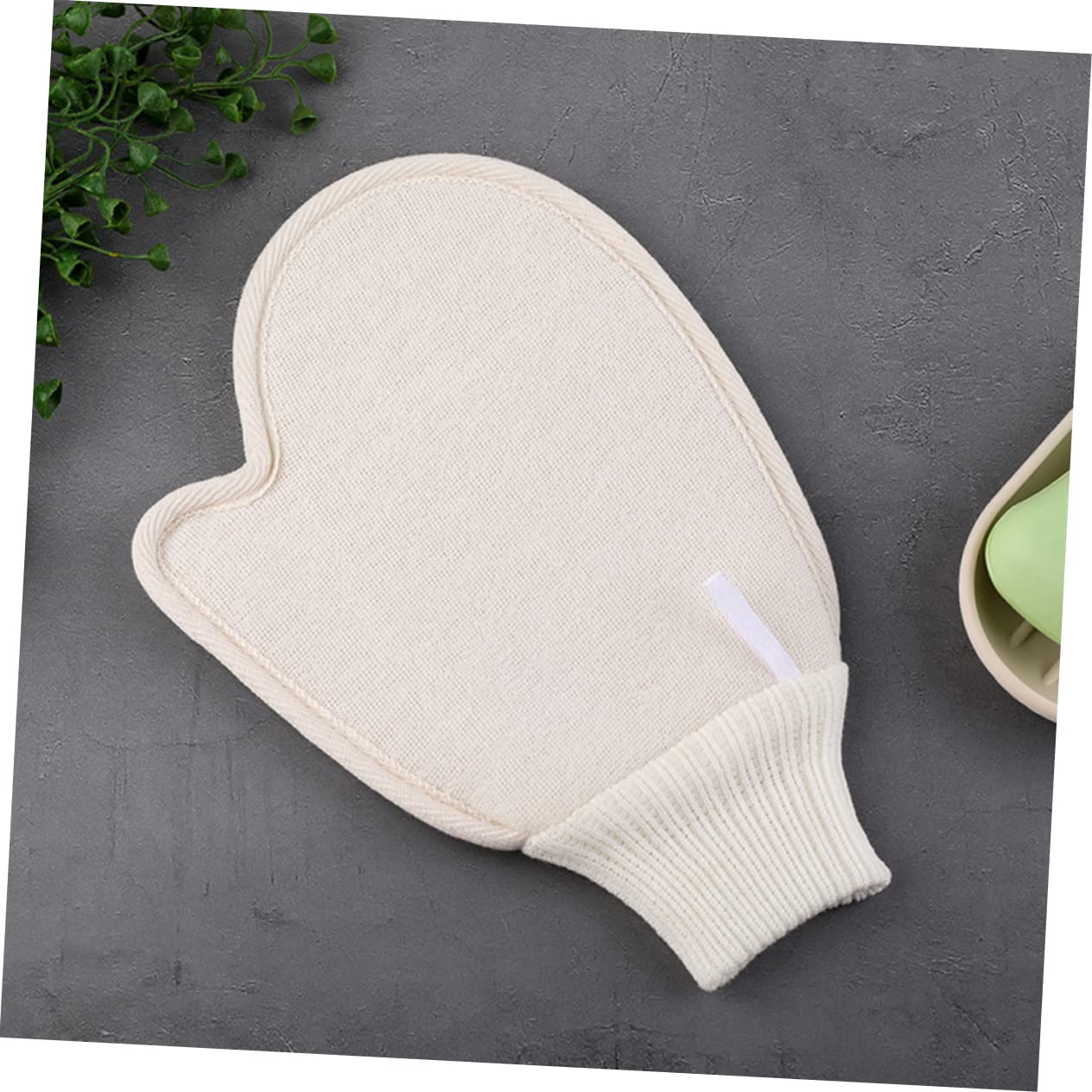 VICASKY 2Pcs Bath Scrubber Gloves for Exfoliating Skin Soft Body Mitts for Daily Use Shower Spa Gentle Exfoliation to Remove Dead Skin and Reduce Blemishes