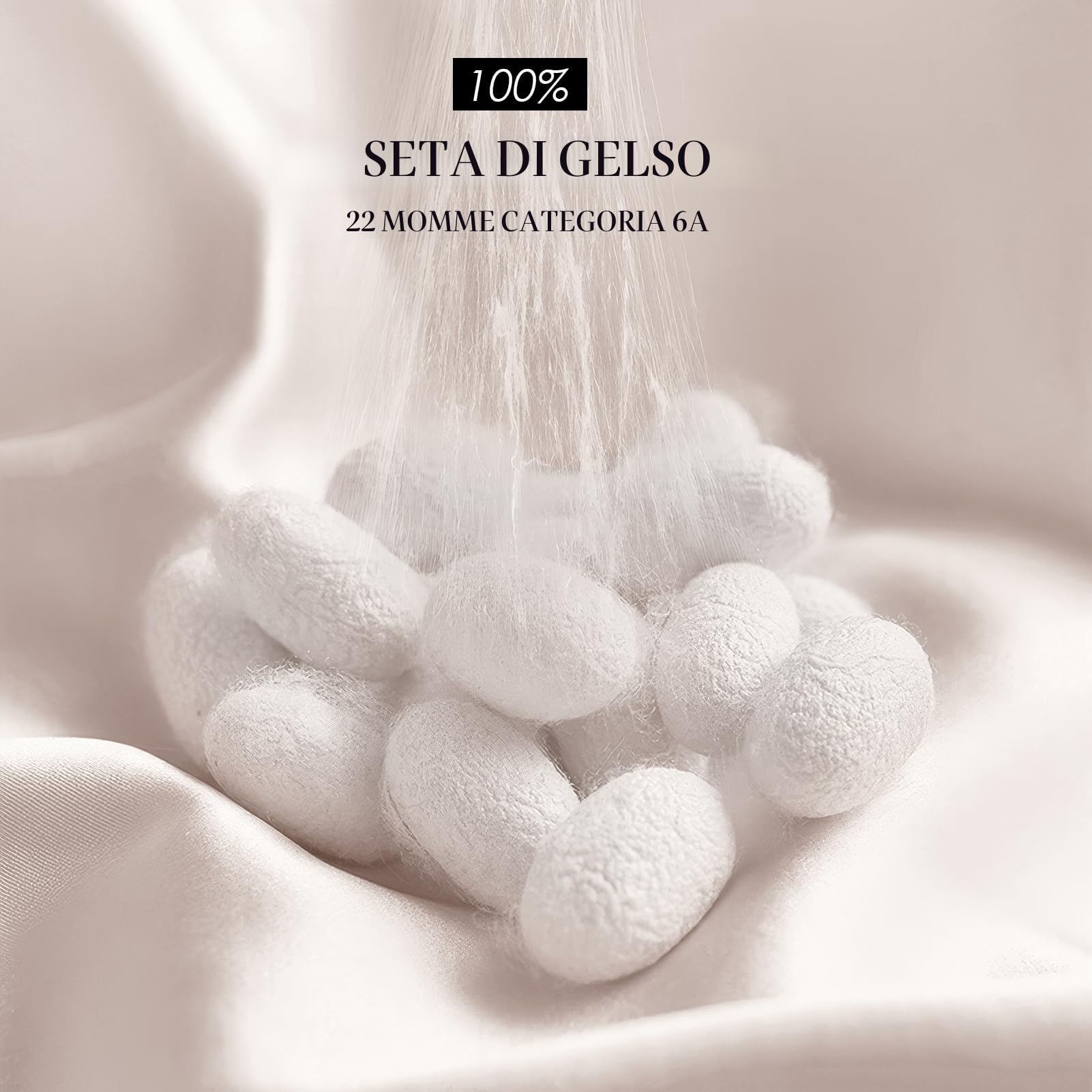 Federa Seta Cuscino 50x80cm - 22 Mamme 100% Seta Naturale Grado 6A - per Pelle e Capelli - ANTICRESPO e ANTIAGING - OEKO-TEX - Federe Cuscino Letto 1pz Rosa