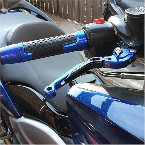 Miniatura 4 de Motorbike Drum Brakes Motorcycle Aluminum Brake Clutch Levers Handlebar Hand Grips Ends for Yamaha FZ750 FZ 750 1985-1988 Reservoir Levers (Color