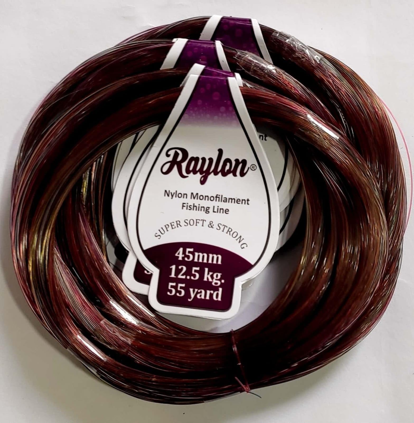 Raylon 45mm High Strength Nylon Monofilament Fishing Line-12 Pcs(50 M Each)-picture-18