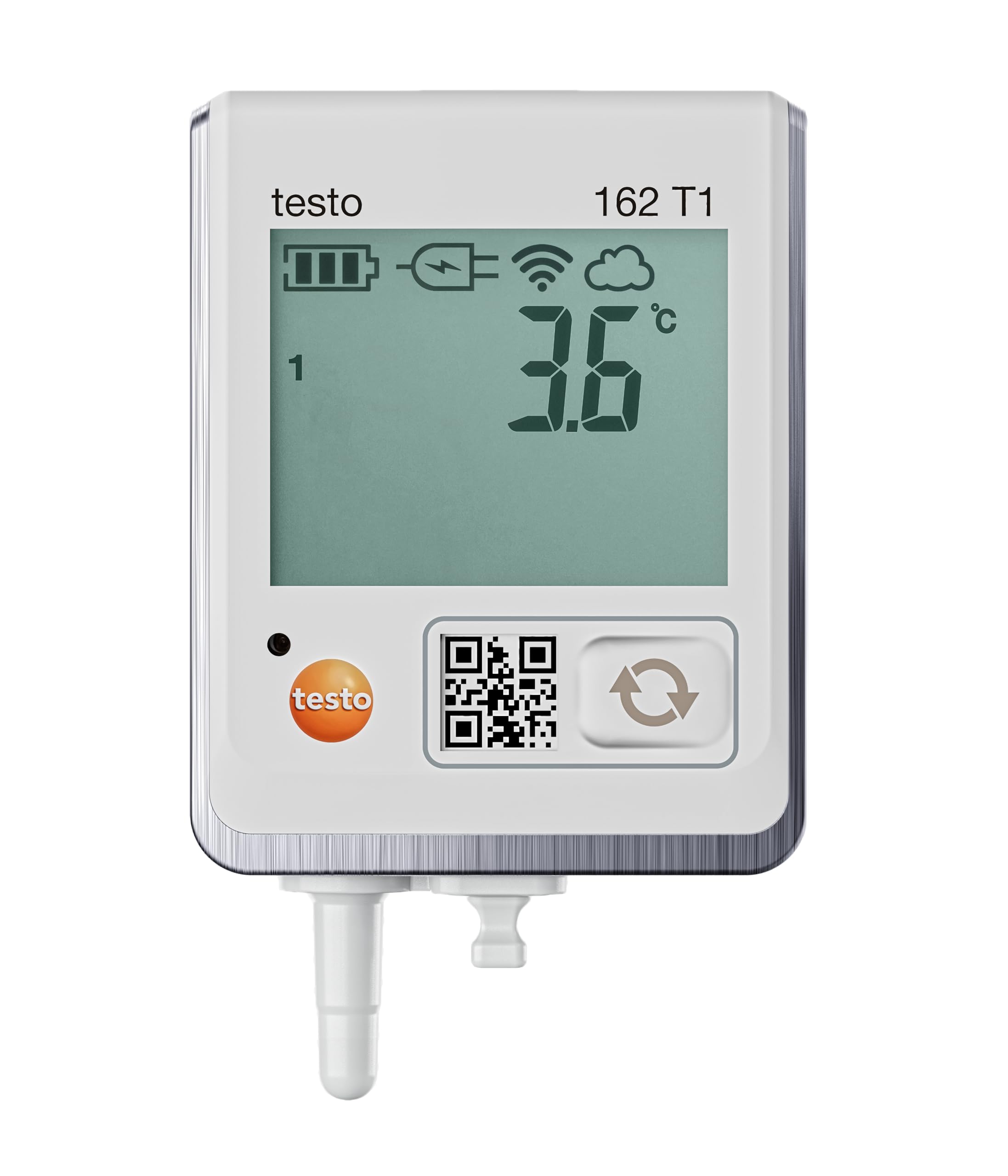 testo 0572 1621 162 T1 Temperatur-Datenlogger Messgröße Temperatur -30 bis 50 °C inkl. Wandhalterung