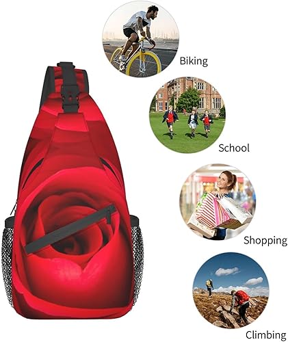 Miniatura 7 de Bolso bandolera bandolera para mujer y hombre bolsa de pecho de viaje casual deportes al aire libre correr senderismo Patrón 10 Mochilas Sling