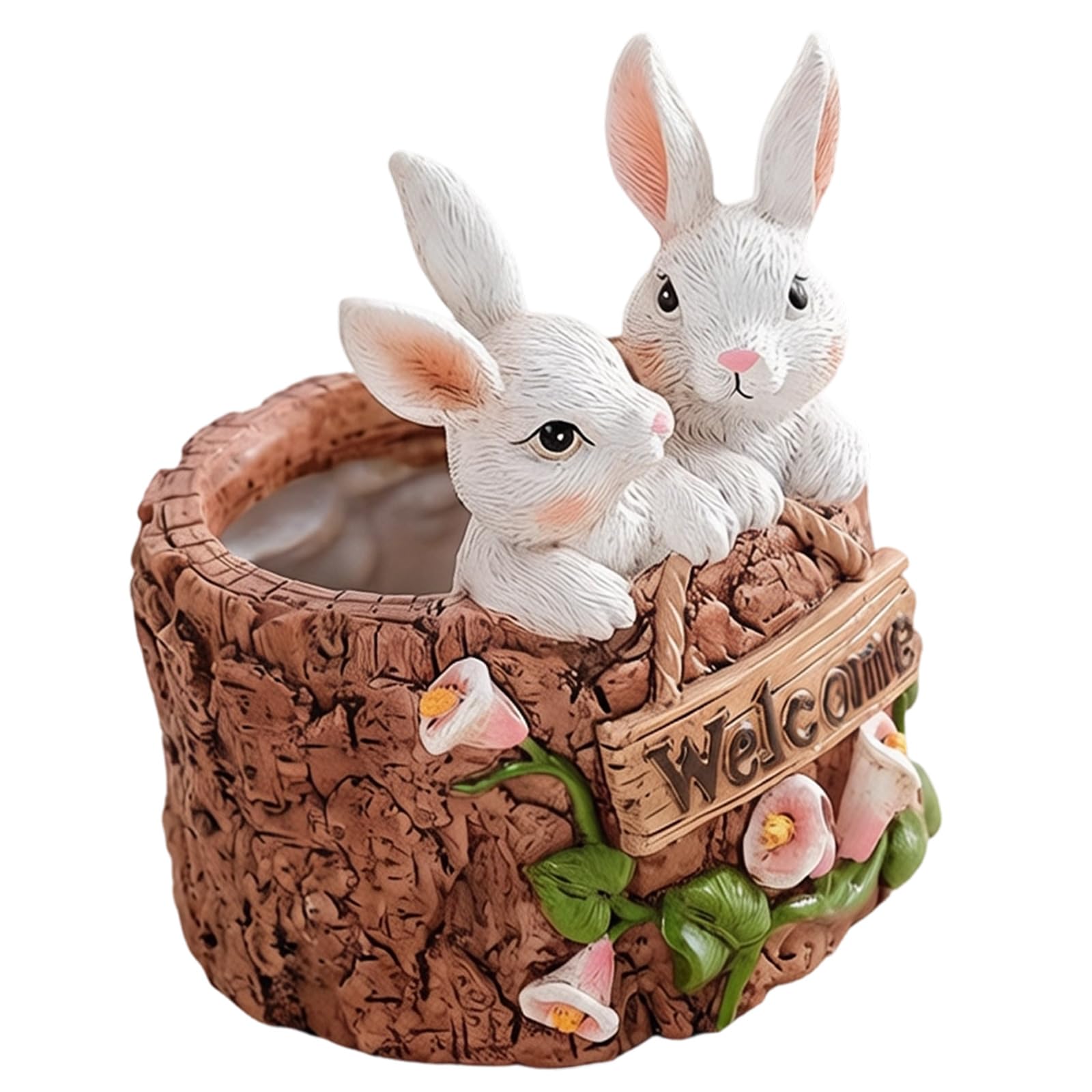 HZGFNBZ Artistic Resin Succulents Planter with Fun Animal Shape Resins Planter Suitable for Succulents Arrangements Animal Molded Flower Container