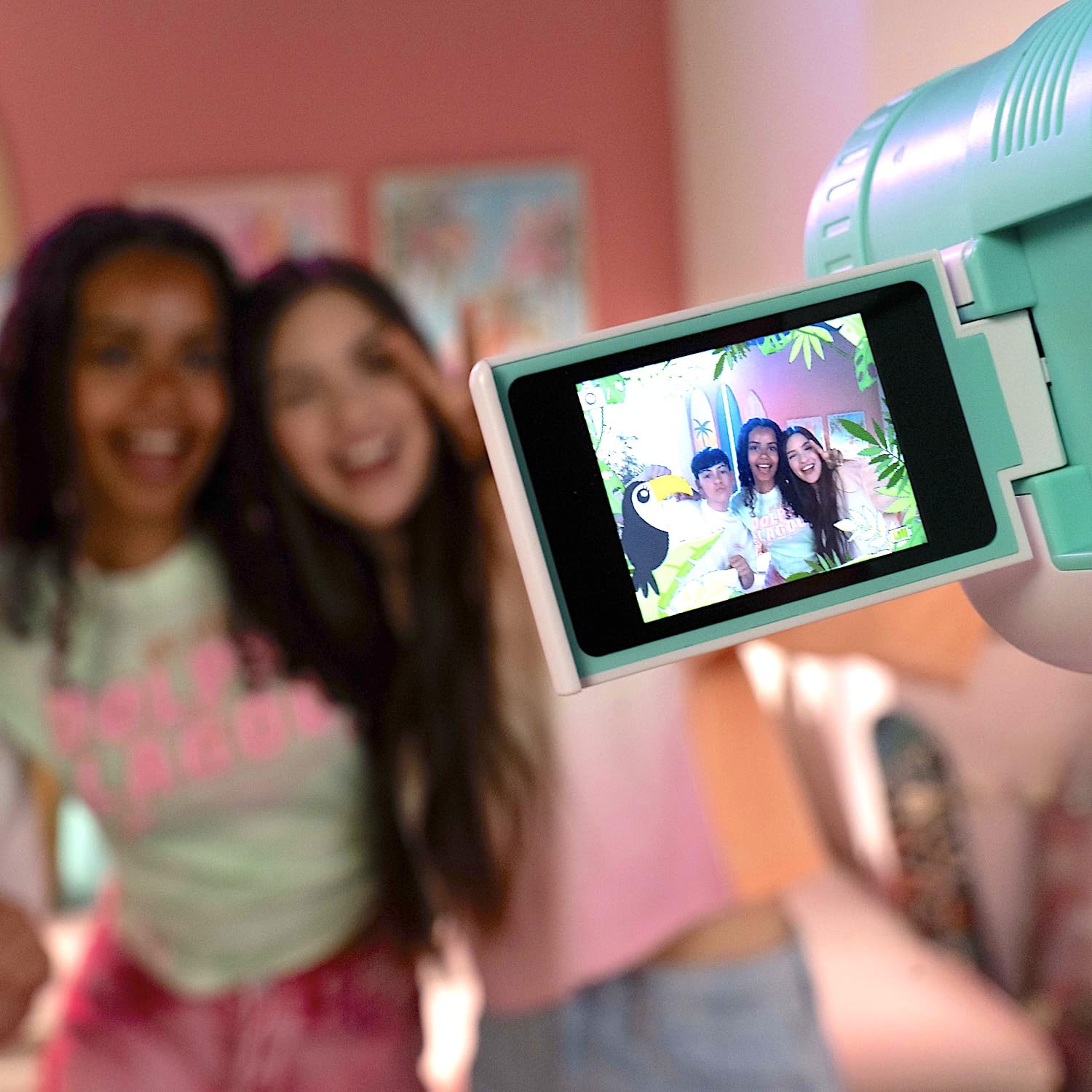 Canal Toys - Videocamera Proiettore Blu per Bambini 3 in 1 - Cattura i tuoi Momenti preferiti e Proiettali - Regalo Bambina e Bambini 8 Anni in su - Funzione Cast Telefono - 27 Effetti - CLK 039