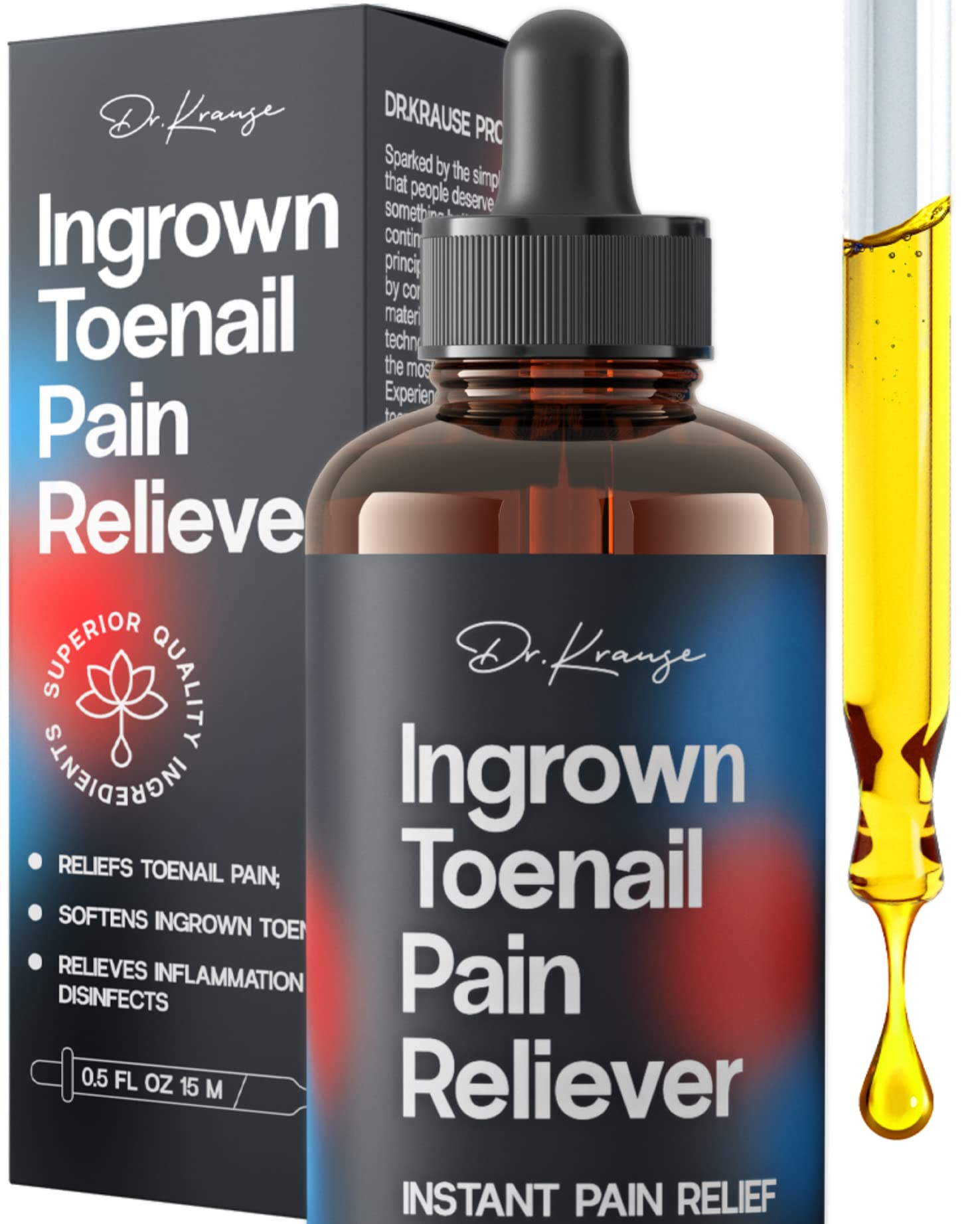 Buy Dr. Krause Ingrown Toenail Pain Reliever 0.5oz Best Ingrown