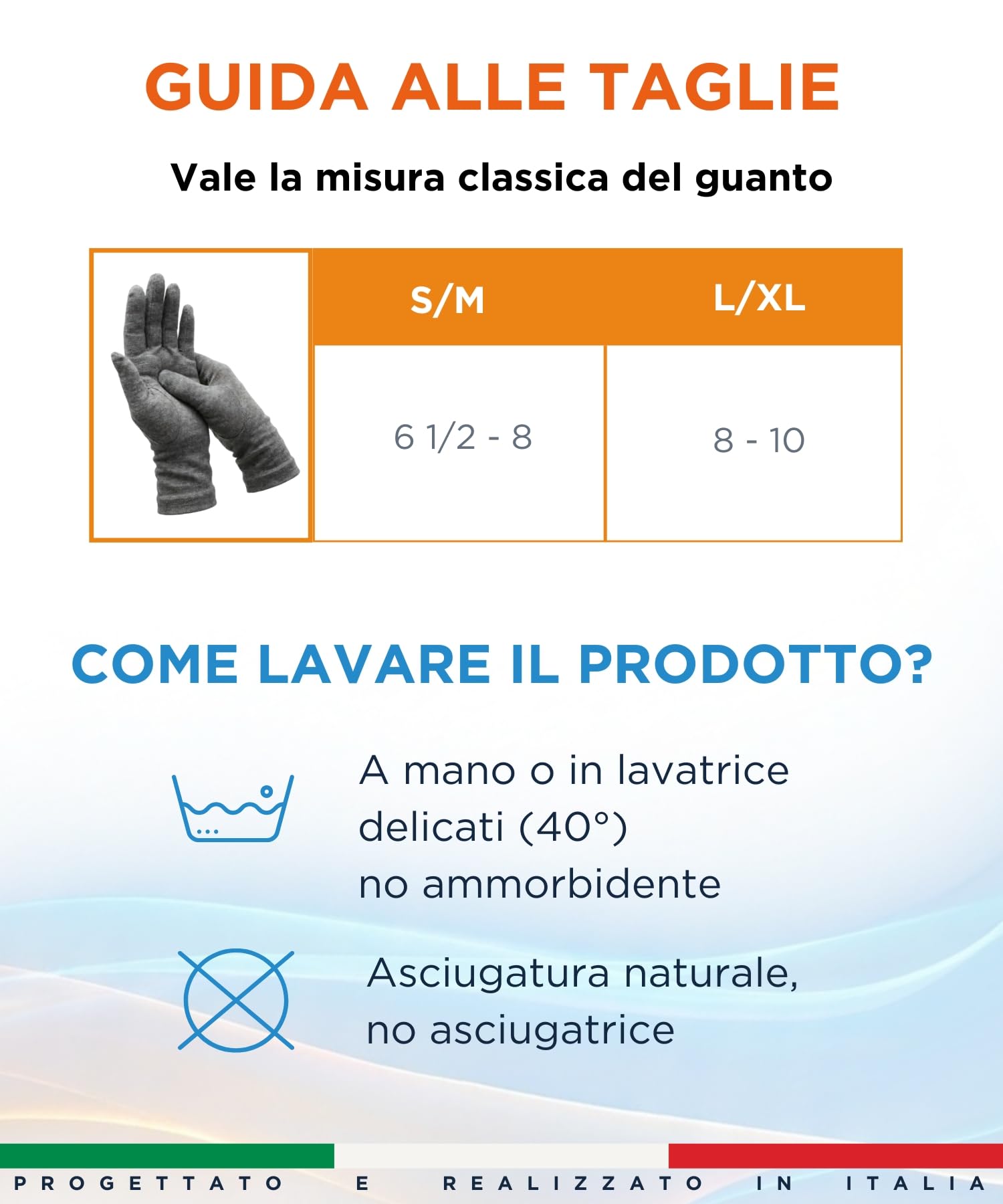 Spikenergy Guanti Per Artrosi Alle Mani Elettro Magnetoterapia - Usati come Polsiera per Tendinite, Artrite, 2Calzini Antimicotico in omaggio, Dispositivo Medico Detraibile-Made in Italy, Blu L-XL