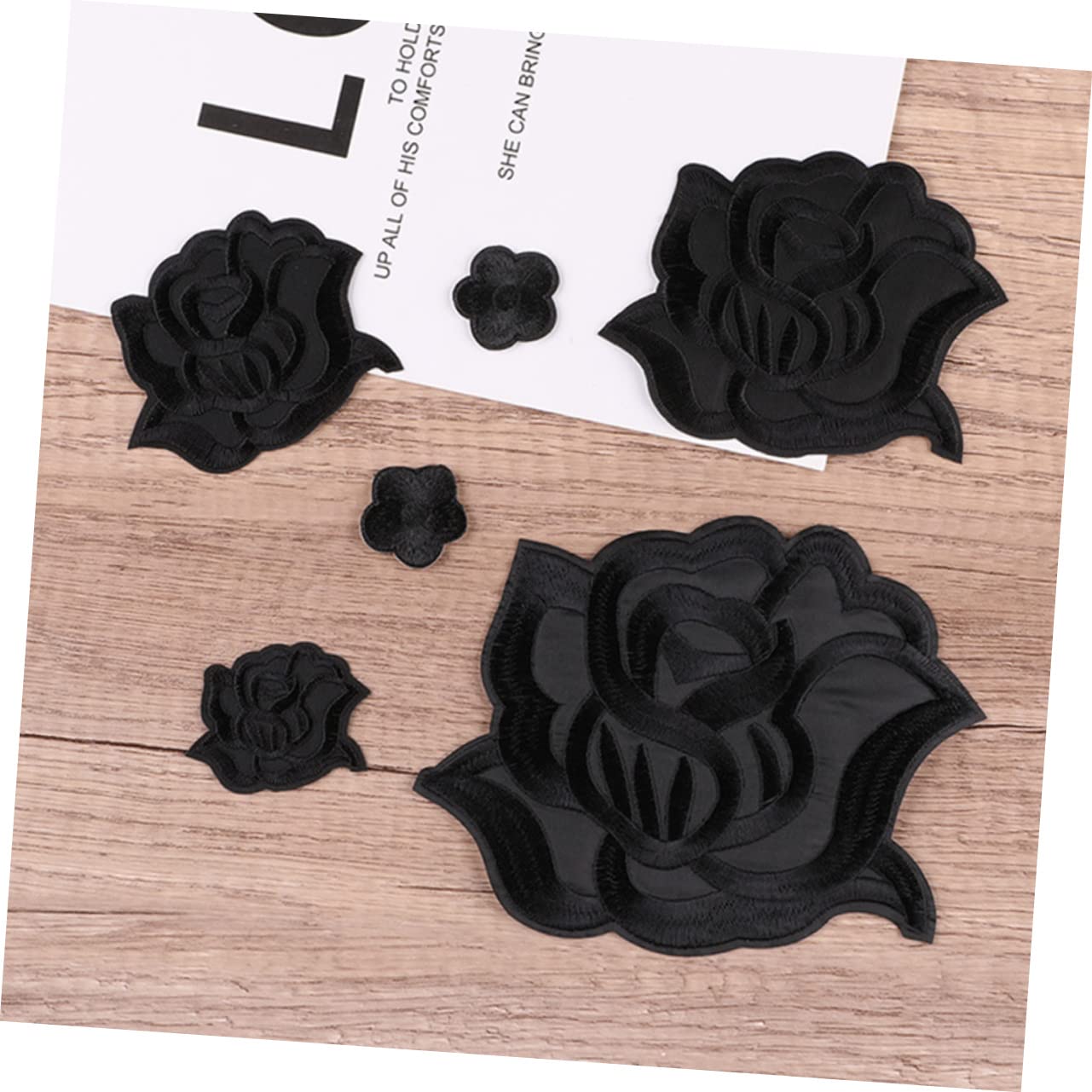 Parches Bordados de Tela Flores, 15 Piezas Parches termoadhesivos DIY