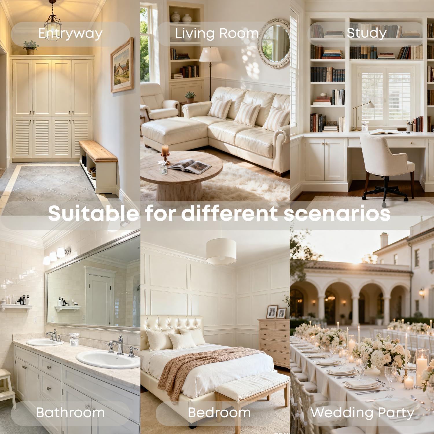 Reed Diffuser Set Ceramic Cactus Fragrance Diffuser-White Flower 3.38 fl oz (100 ml), Home Fragrance Reed Diffuser for Bathroom Office Living Room Dining Table Decor