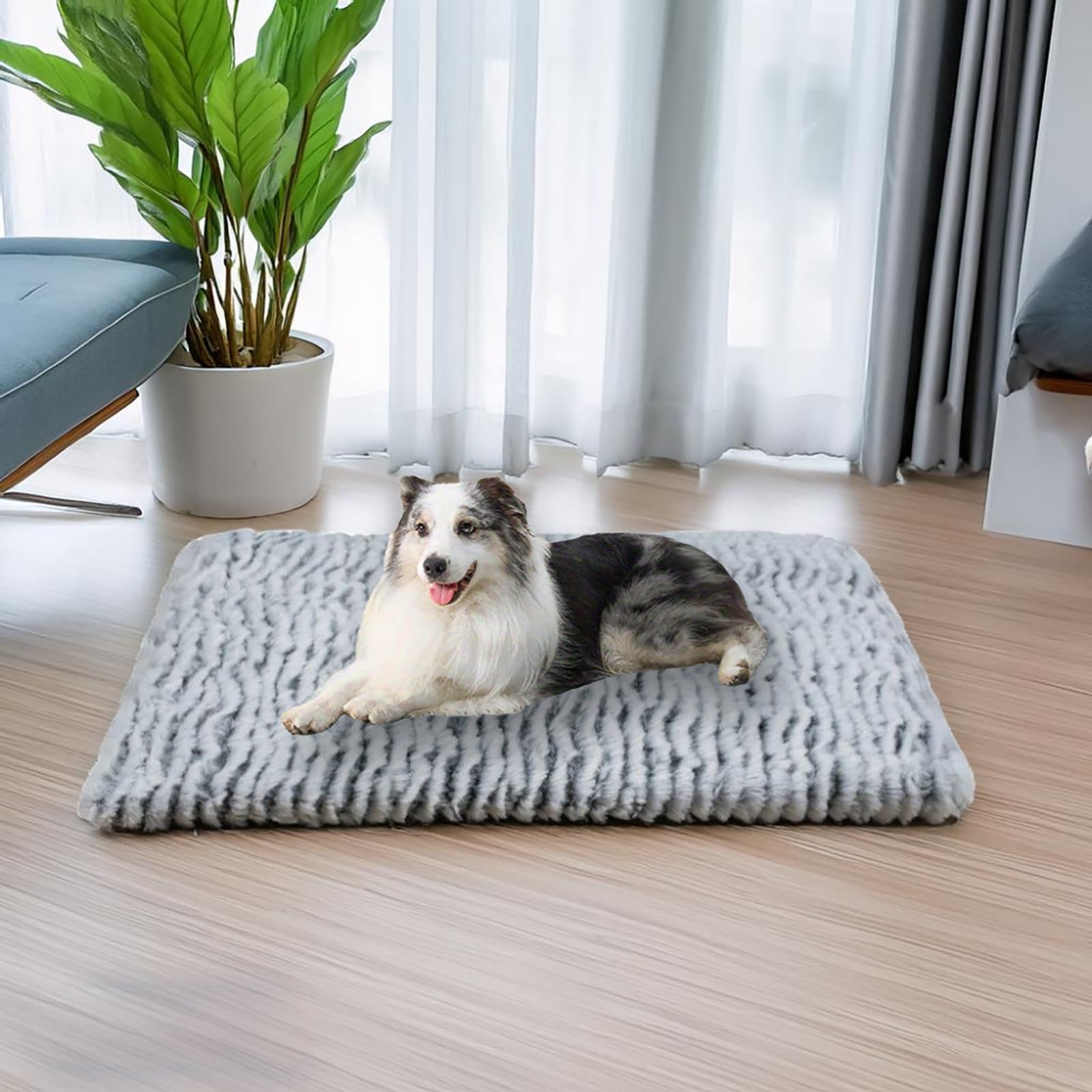 2 Stück, Selbstwärmende Haustiermatte, Selbstheizendes Hundekissen, Kein Strom Erforderlich, Weich und Bequem, für Verschiedene Haustiere(X-Large)