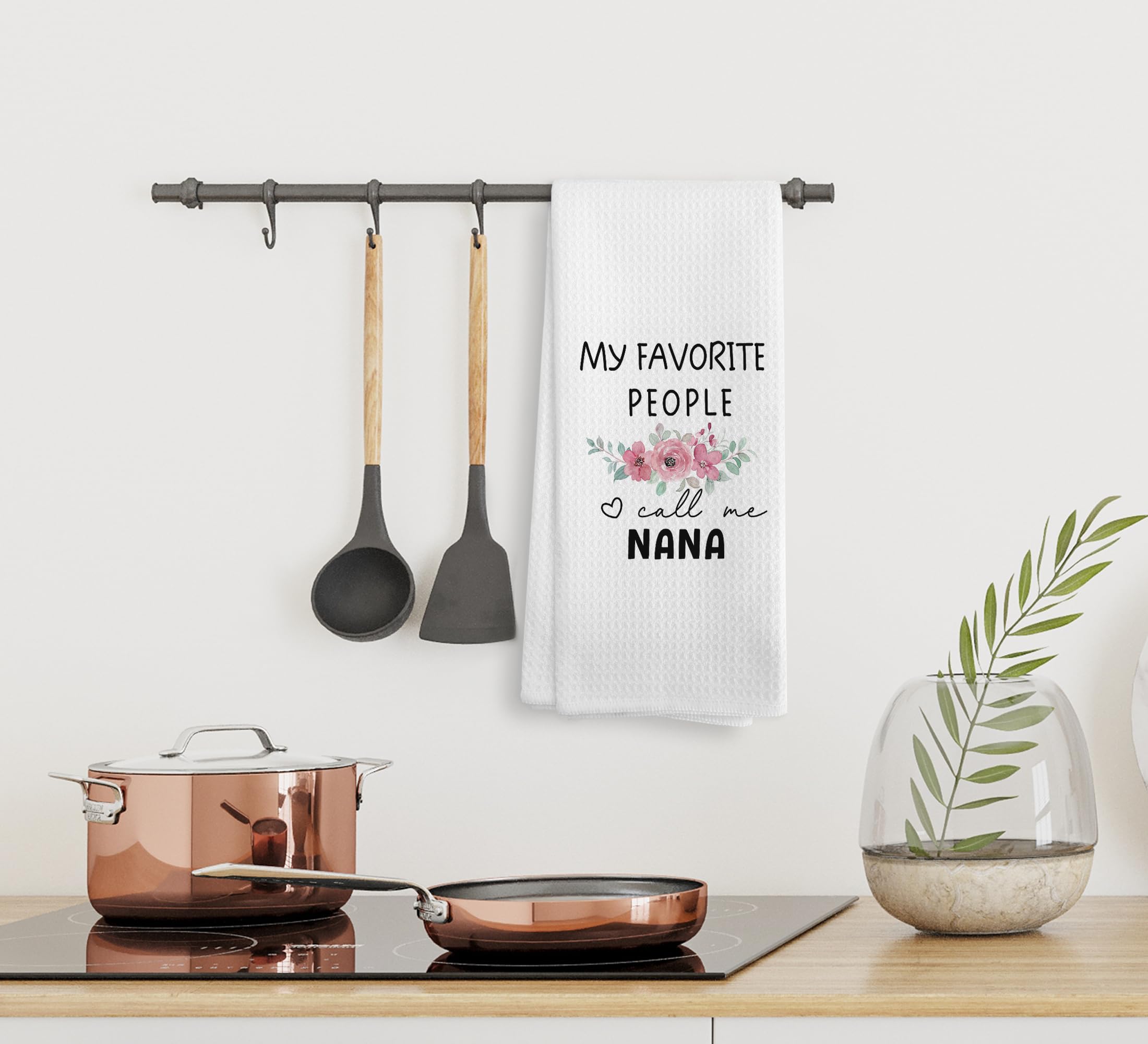 Oma Geschenk Küchentücher – My Favorite Call Me Nana – 40x60 Cm Handtücher Für Muttertag & Dekoration