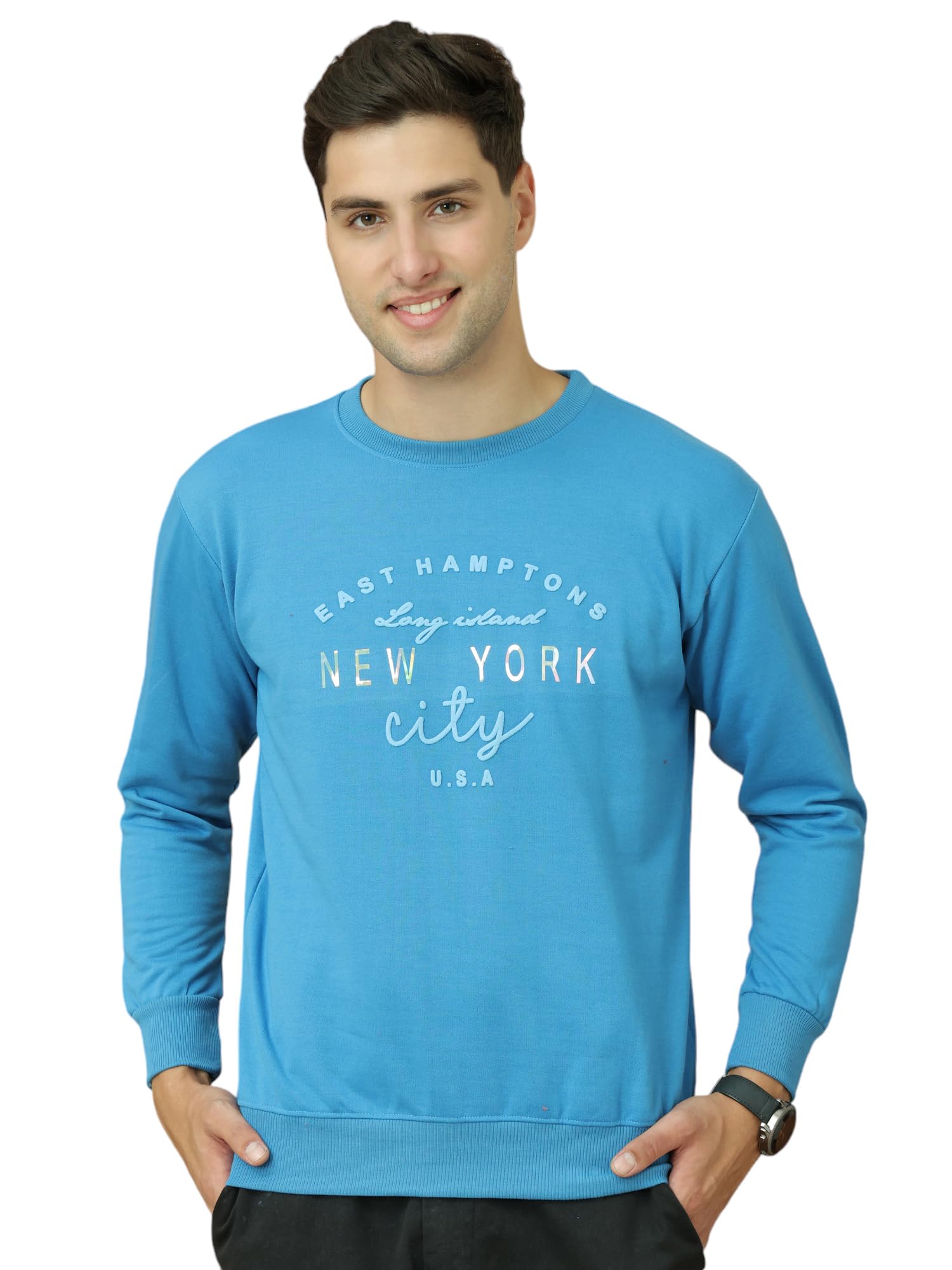 mack jonney Fleece Regular Fit Printed Round Neck Sweatshirt for Men-MACK639688-picture-34