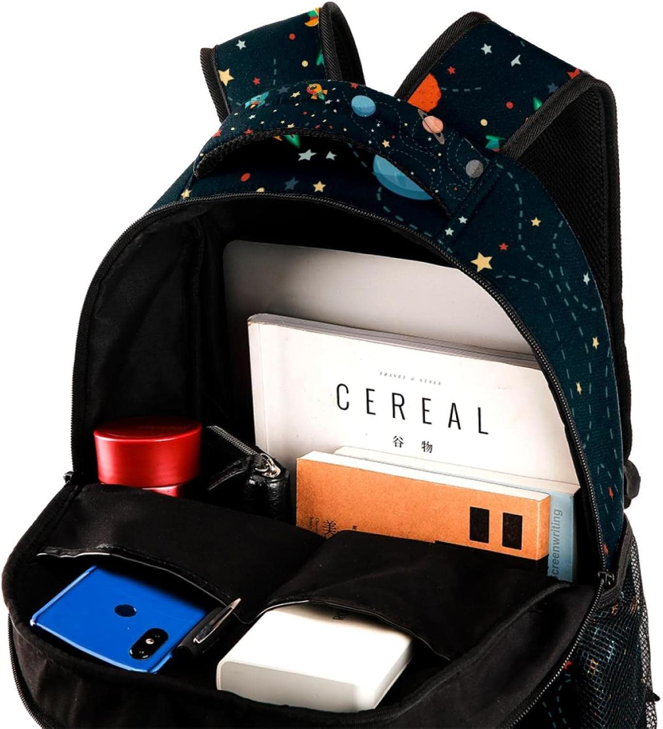 アディダス アディダス Star Wars キッズ バックパック - ブラック | アディダス ジャパン [WOSHJIUK] スクールバックパックトラベルバッグ、宇宙船ロケットと惑星、アウトドア ウォーク用デイパック スモール サックパ