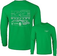 Vista 4 de MUSTANG PONY GRILL con FORD SHELBY CAR CAMISETA MANGA LARGA F&B