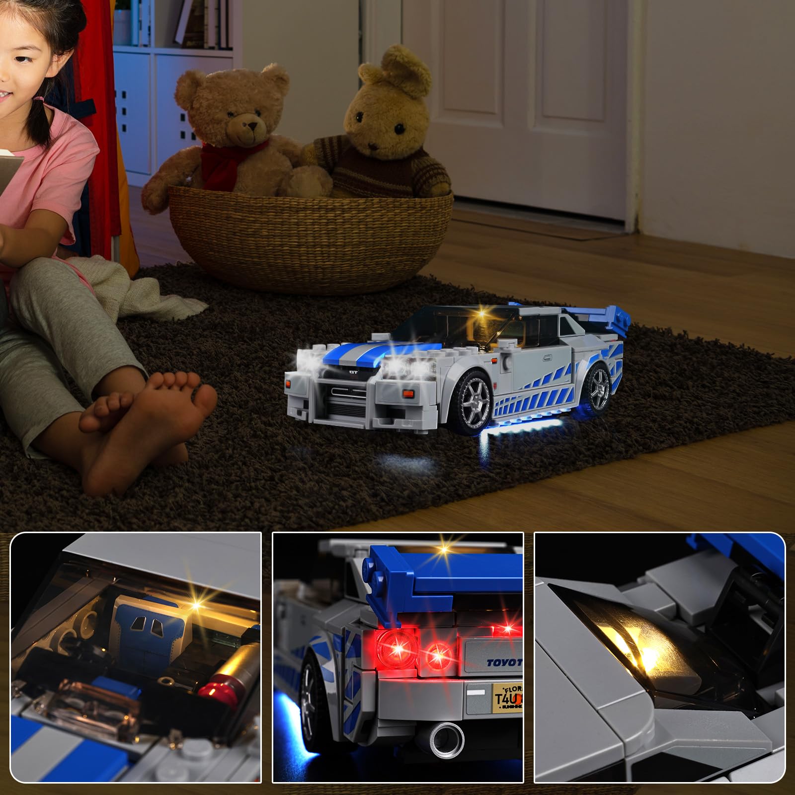 Amazon.co.jp: Kyglaring LED照明キット (モデルなし) レゴ 2 Fast 2