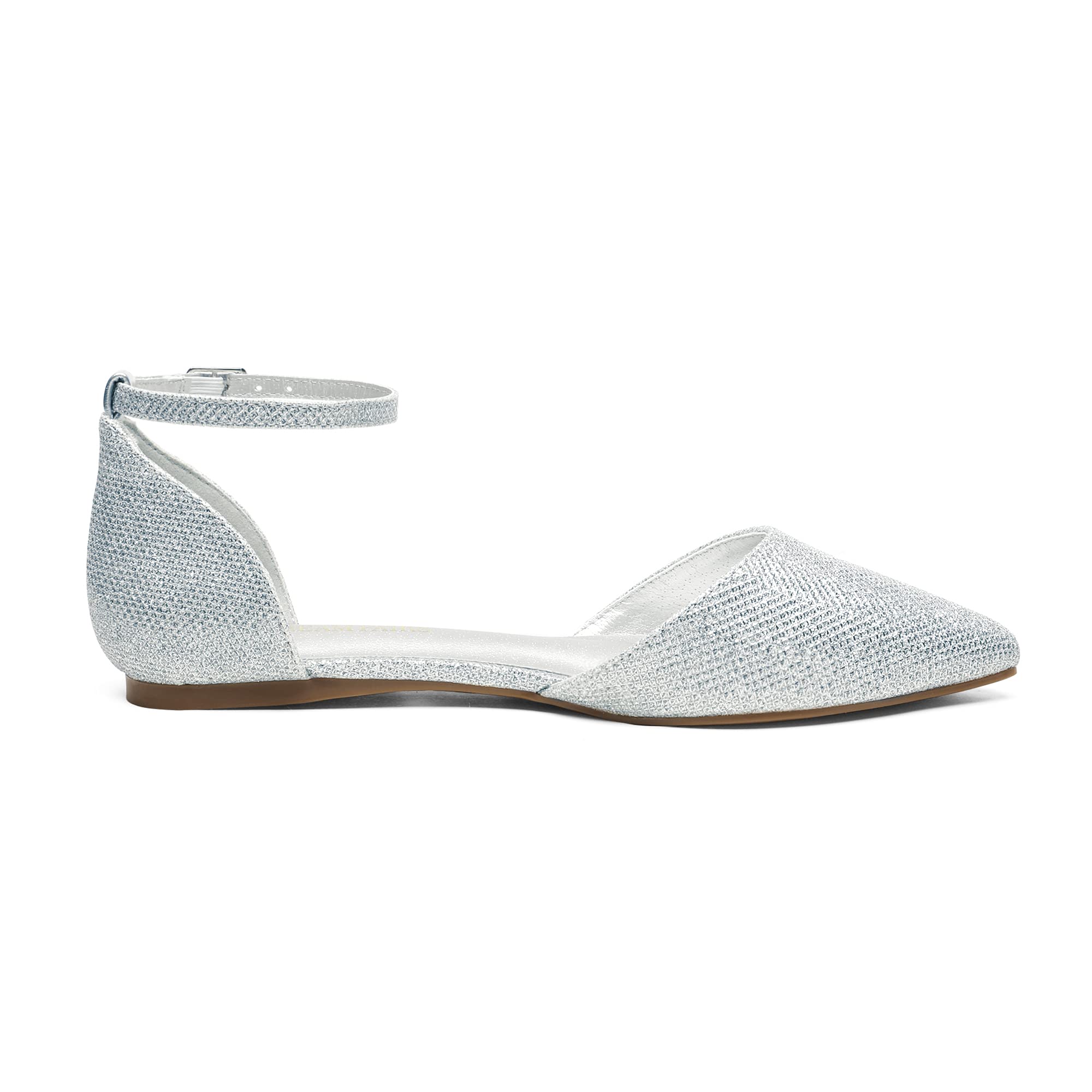 DREAM PAIRS Damen-Schuhe, lässig, spitzer Zehenbereich, Ballett-Komfort, weiche Slip-on-Flachschuhe