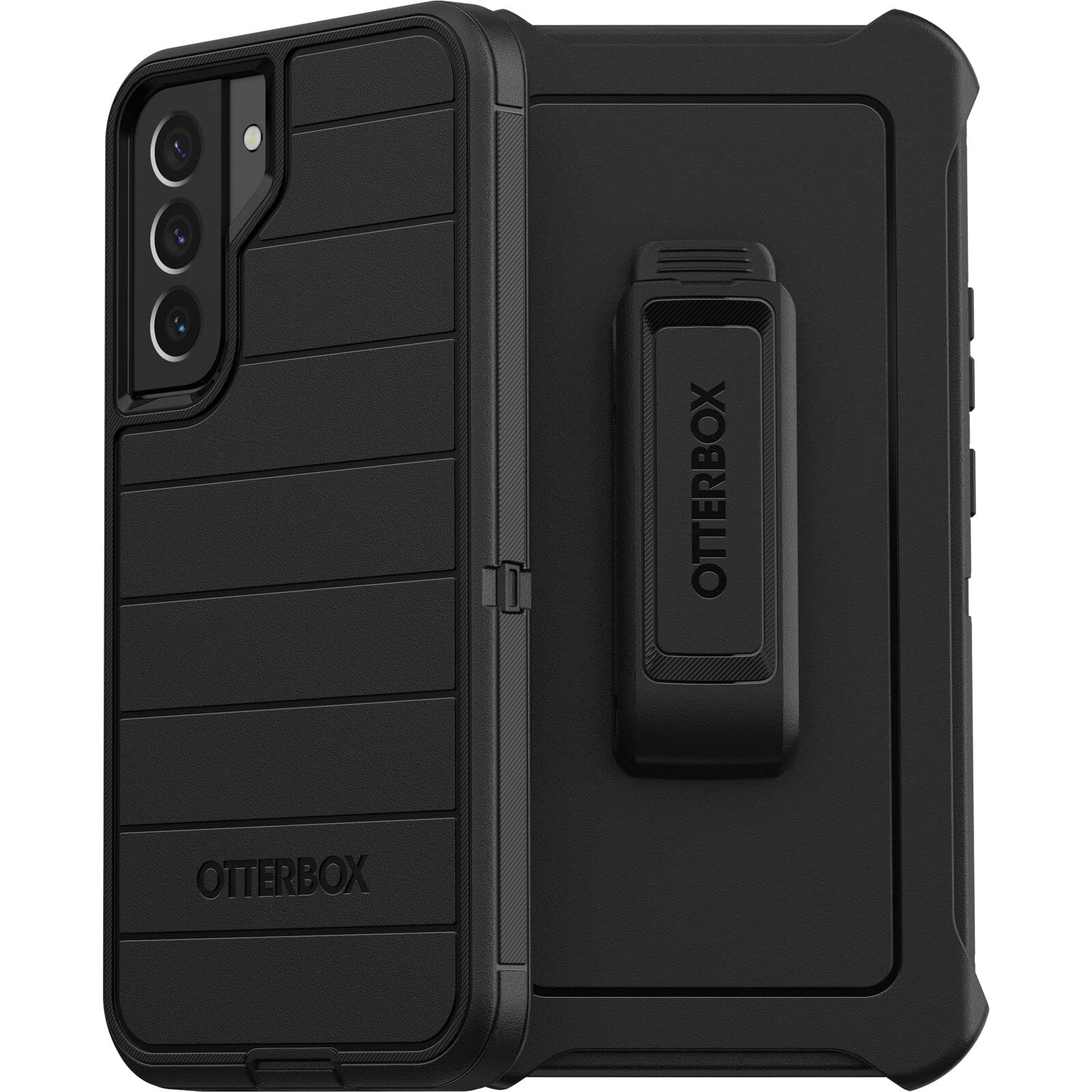 Defender Series Case for Samsung Galaxy S22+ (Only) - Holster Clip Included - Microbial D…