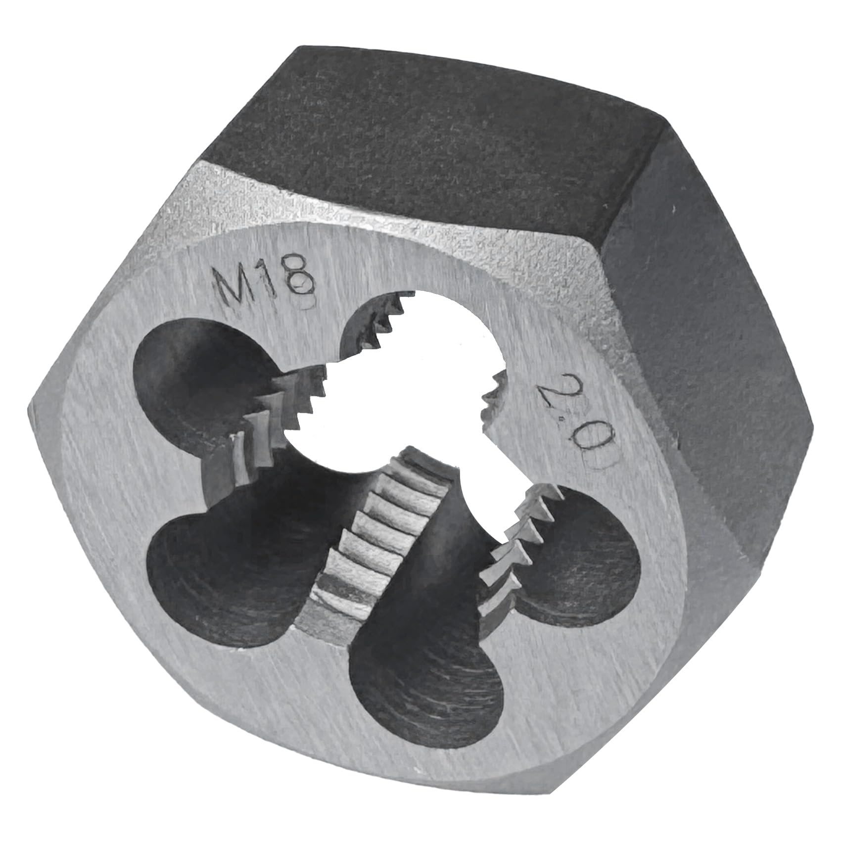 Yamesh M18 x 2 Hex Die Rethreading Die Thread Die Carton Steel For Right Hand — image 1