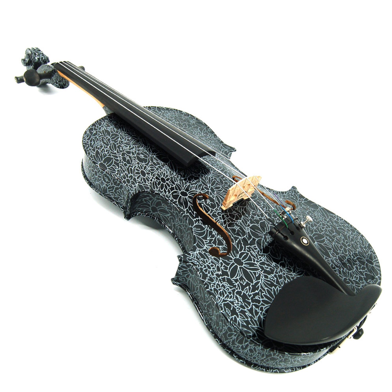 Aliyes faite à la main femmes/Gril acoustique pour violon 4/4 Taille complète kit en bois massif pour violon avec cas, ARC, colophane, Strings-hb HB-1306