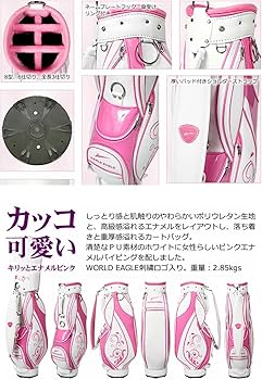 WORLD EAGLE 初心者向け 女性用 ゴルフクラブセット 右利き用 6本