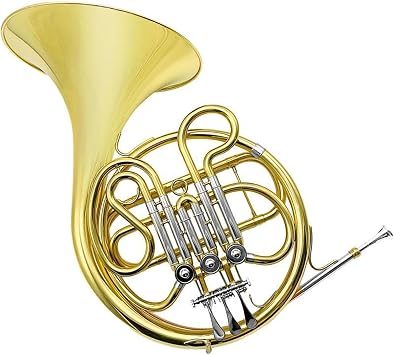 Professional French Horn Professional brass instrument 3 key single row F key French horn beginner practice