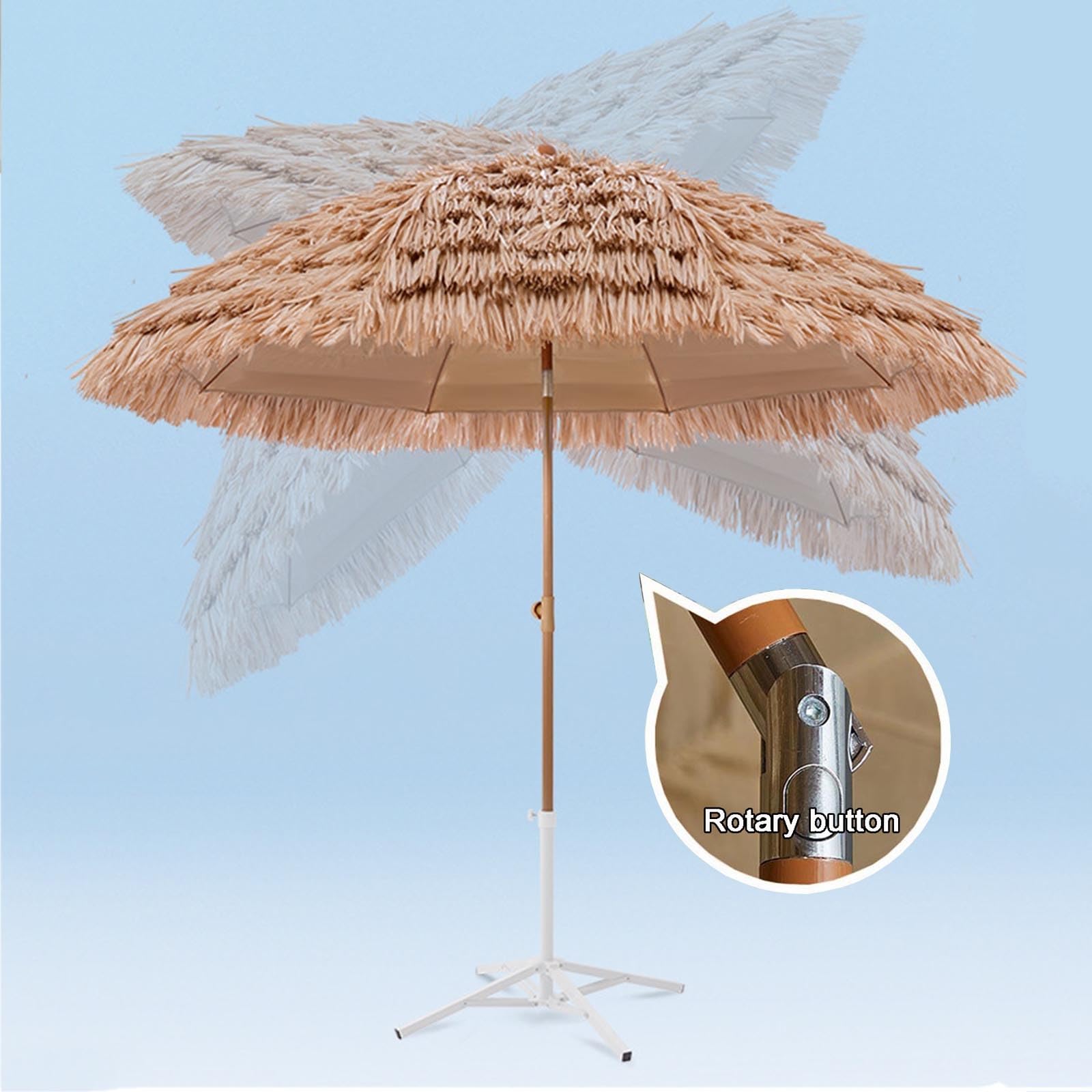 Zewnętrzny Parasol Przeciwsłoneczny, Imitowany Rzymski Parasol Ze Słomy