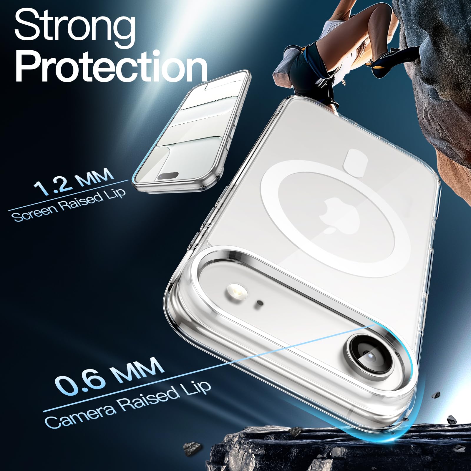 SUTI Phone Back MagSafe対応クリアiPhone Air PhoneBack by Süti - Thinnest iPhone Case Minimalist for the Caseless
