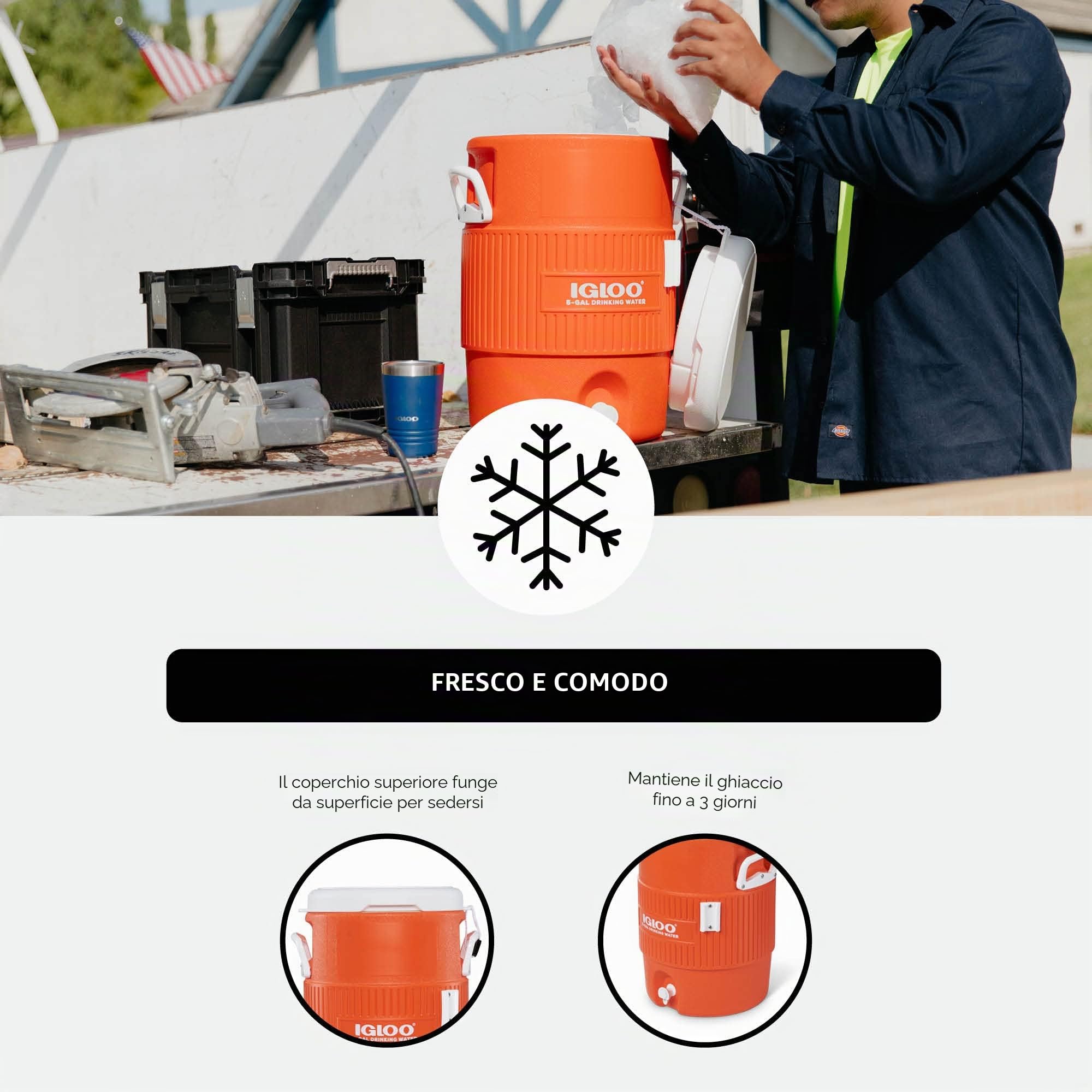 Igloo 5 Seat Top Refrigeratore di Bevande
