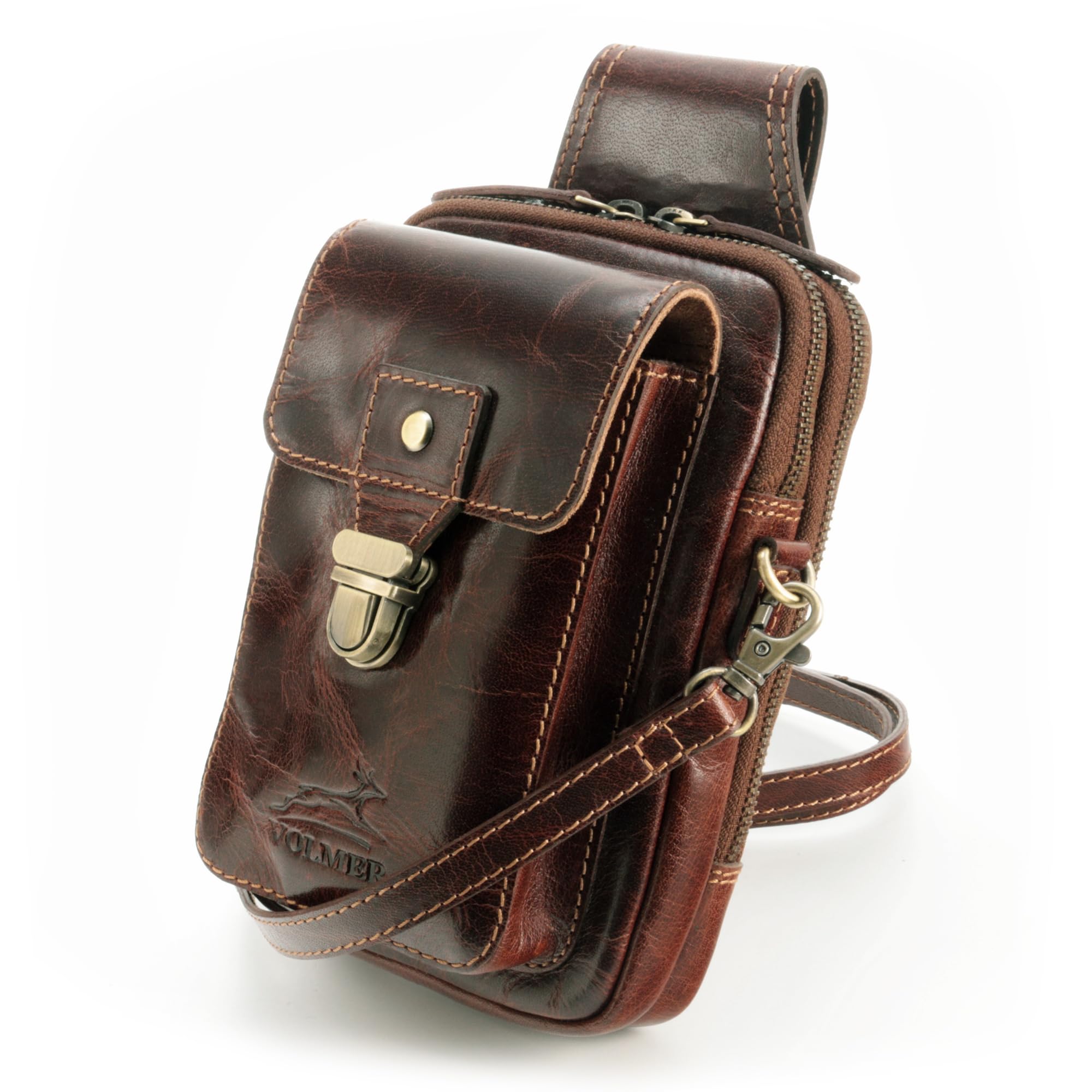Funda de piel para cinturón UrbanWalker, perfecta para paseos y el día a día 8