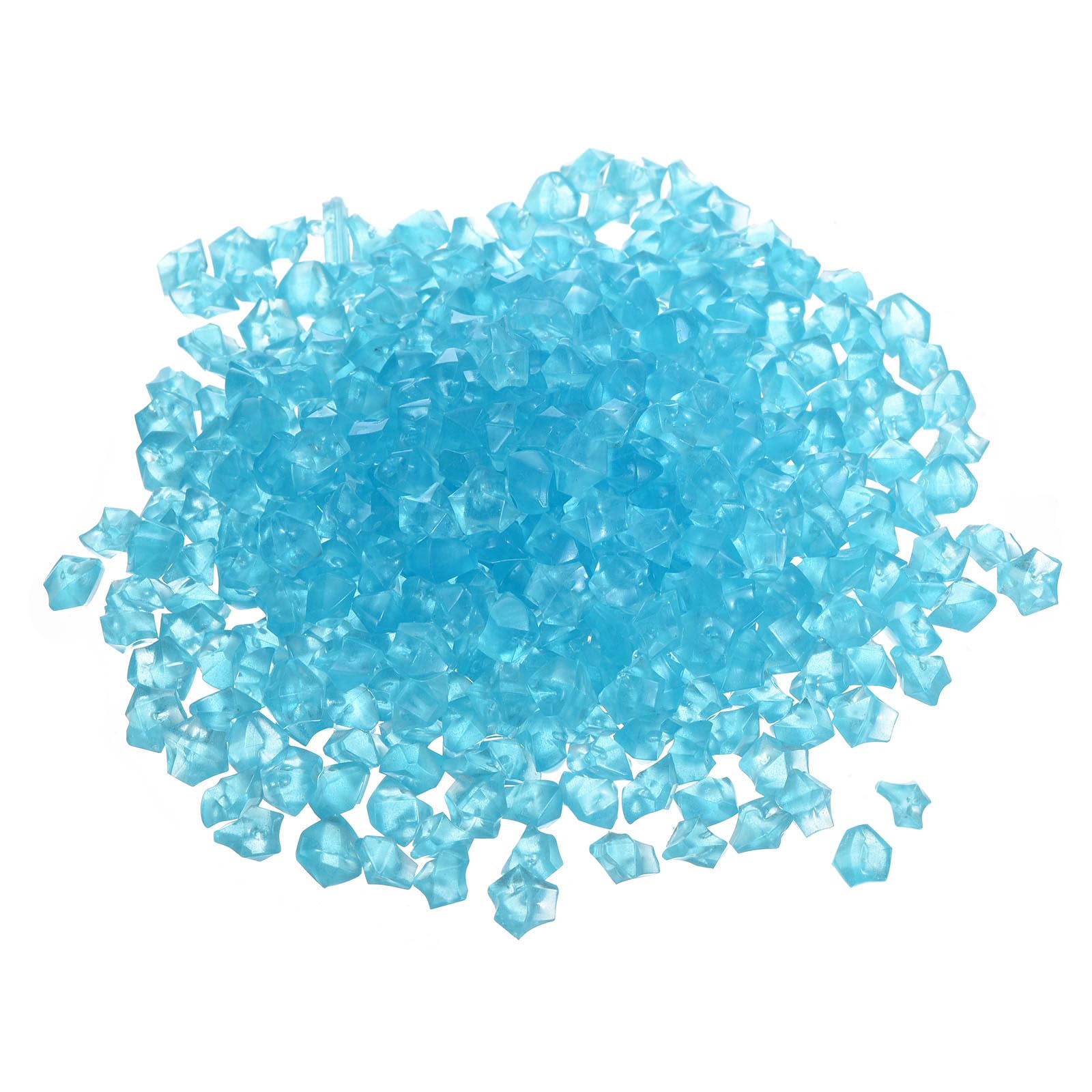 Eclat galets decoration bleu ciel pierres lumineuses pour pot plante