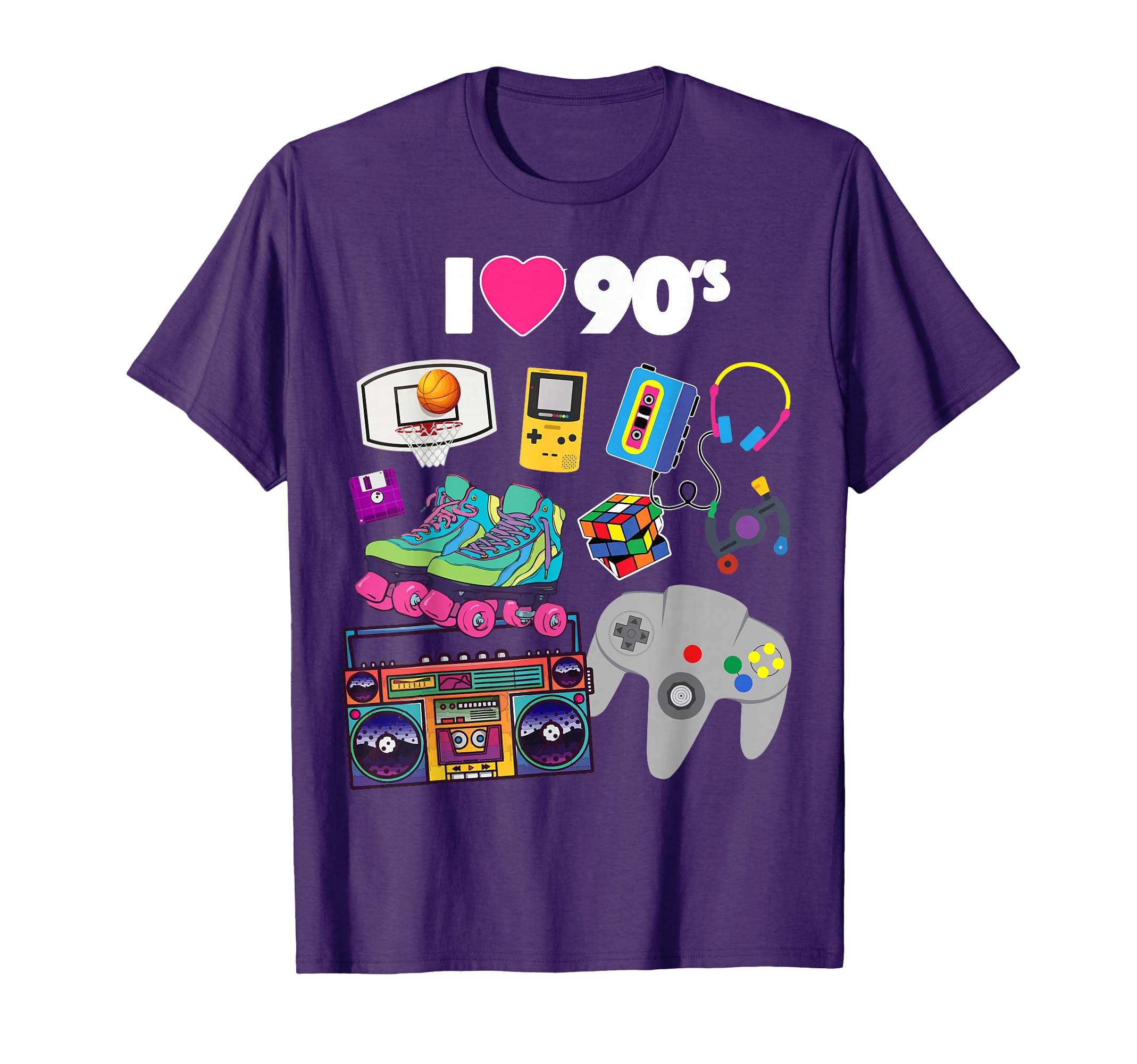 Cool I Heart Love 90's T-Shirt
