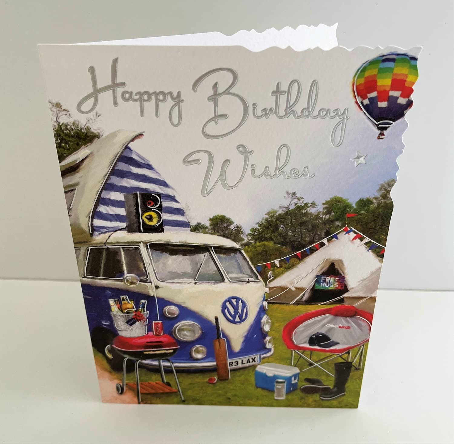 Jonny Javelin 3 X Male Sending Birthday Wishes To You Card - BBQ - View #2