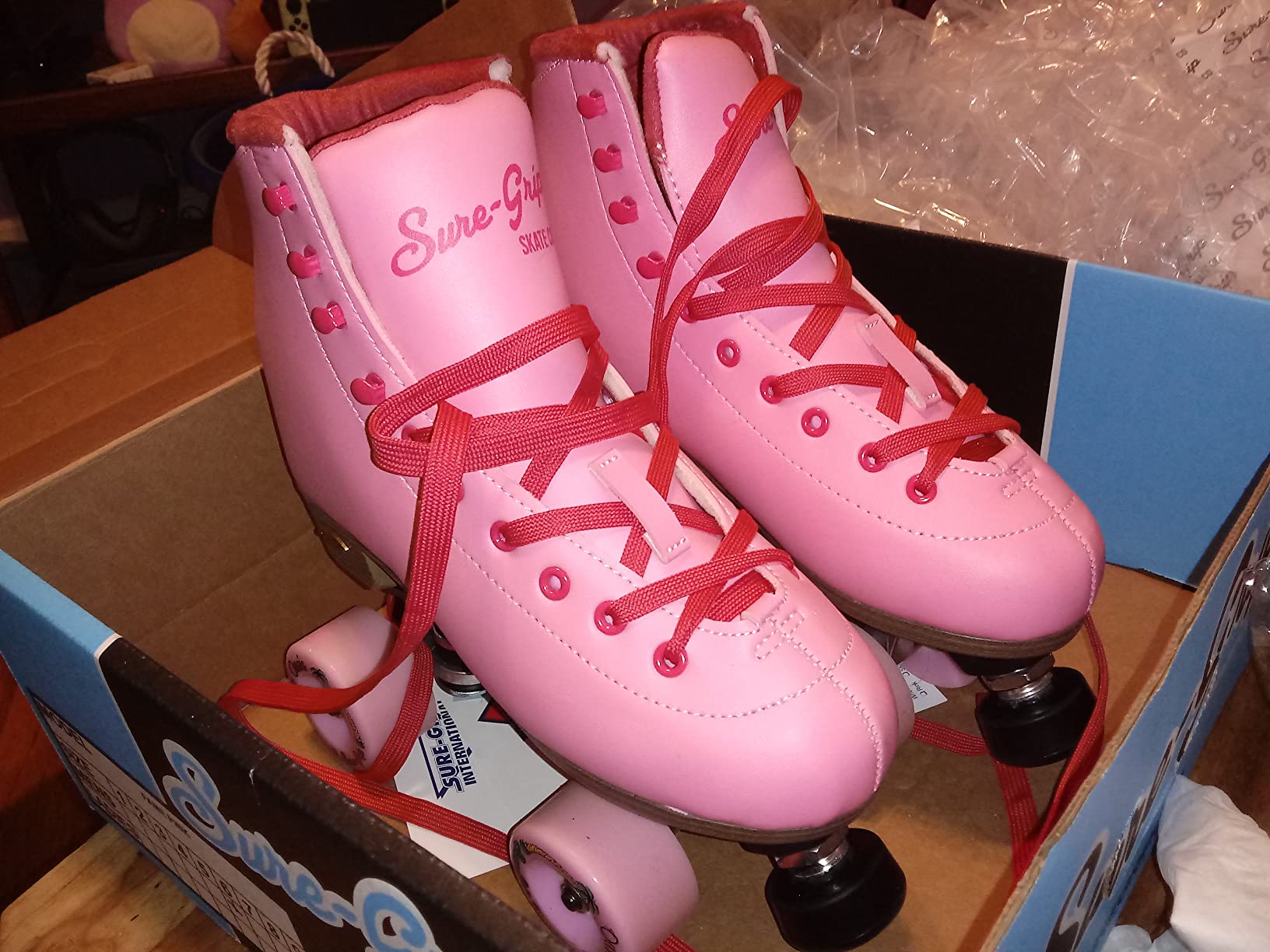 17/mo Finance SureGrip Pink Passion Oasis Outdoor Roller Skates