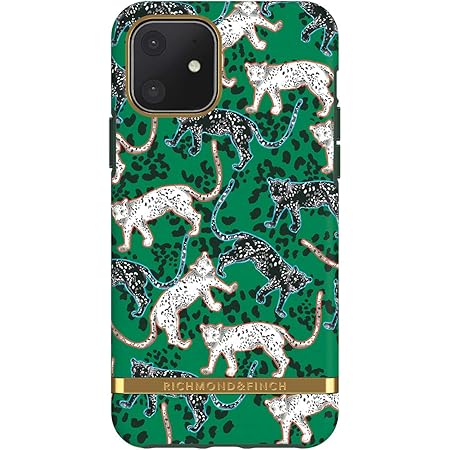 Amazon Co Jp Richmond And Finch Iphone 11 ケース おしゃれ プレミアム デザイン かっこいい スウェーデンの 人気 ブランド かわいい おもしろ カバー Iphone11 グリーンレオパードxゴールド 家電 カメラ